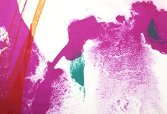 Seeing Voices 6, lithographie abstraite de Paul Jenkins