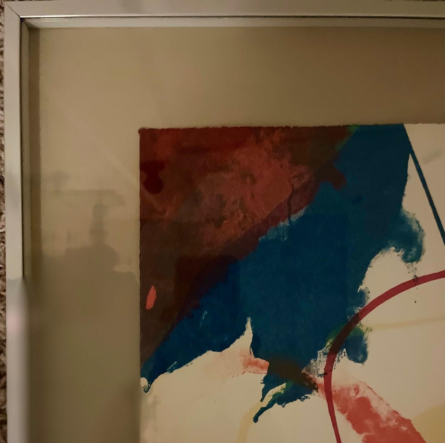 Unknown Title, limited ed, lithograph by abstract expressionist Paul Jenkins For Sale 3
