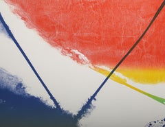 York Summer Solstice, Abstract Expressionist Lithograph by Paul Jenkins