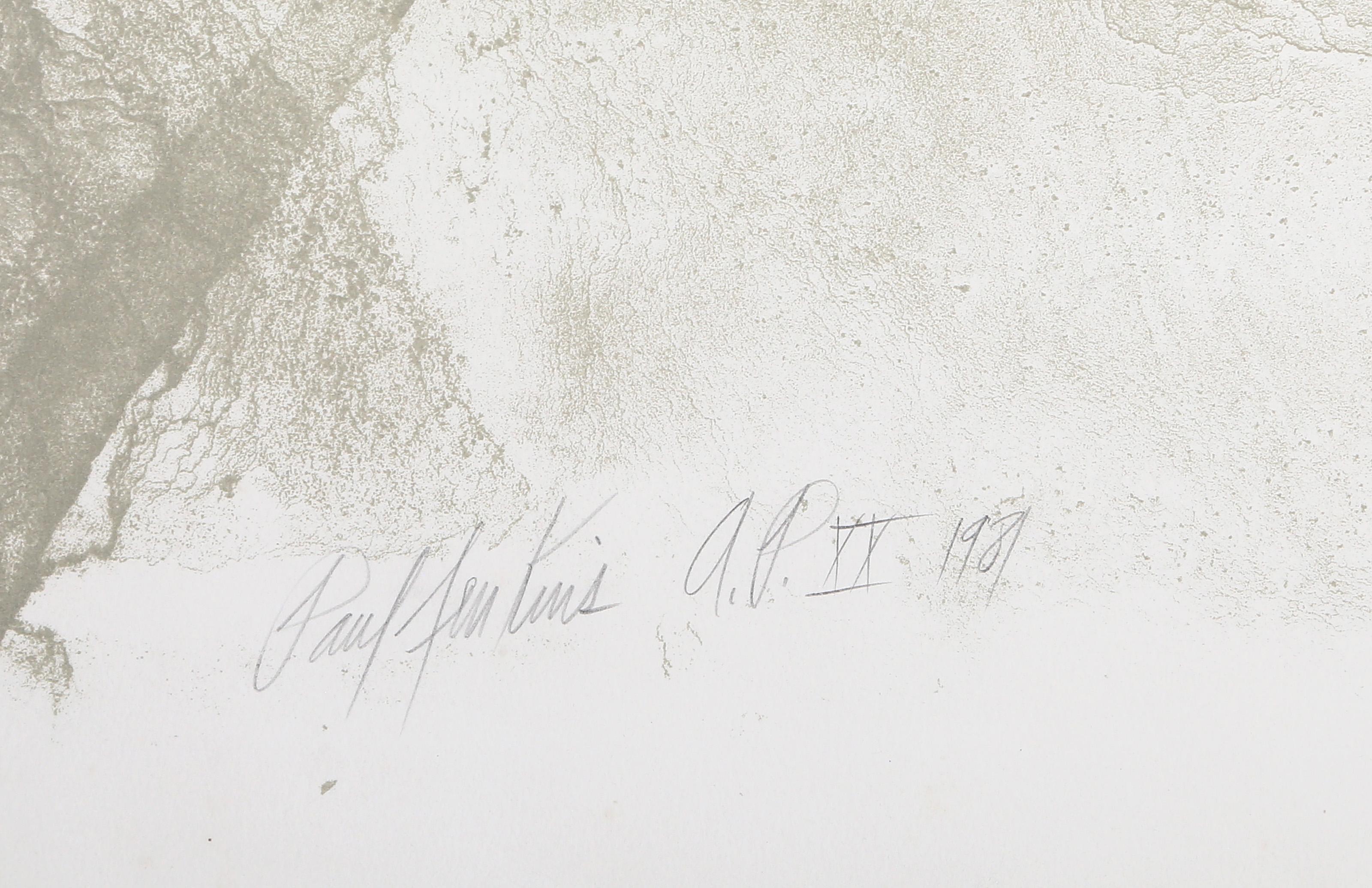 Solstizio d'estate a York, litografia espressionista astratta di Paul Jenkins & Jenkins in vendita 2