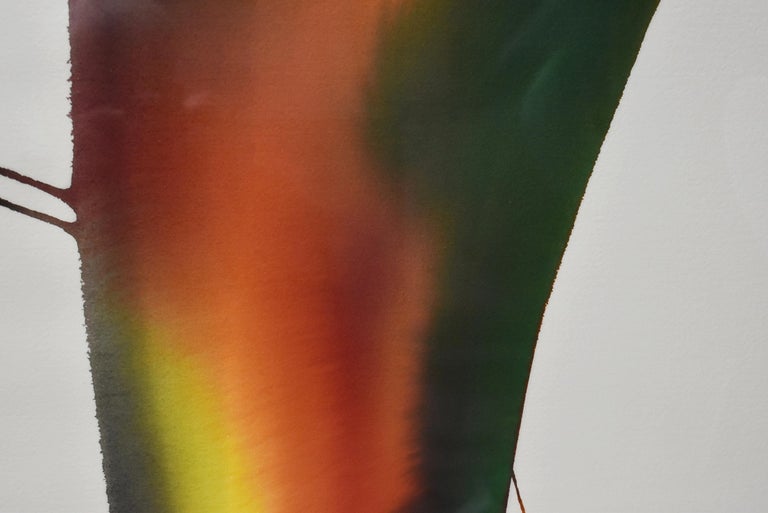 Paul Jenkins Watercolor "Phenomenal 1972 Abstract Expressionist