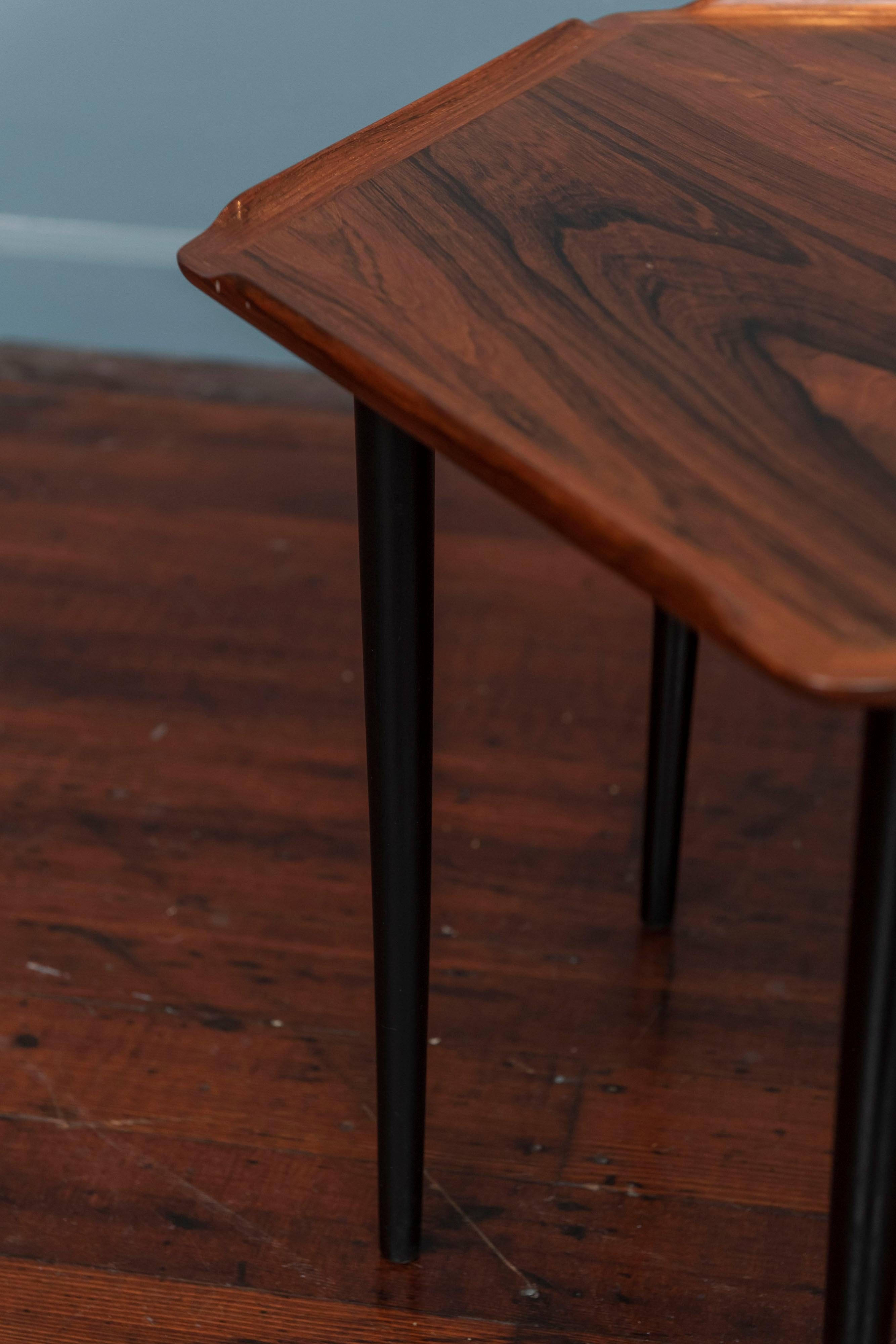 Mid-20th Century Paul Jensen Rosewood Side Table for Selig