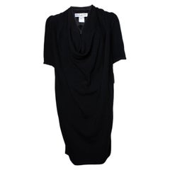 Paul & Joe, robe noire à col drapé