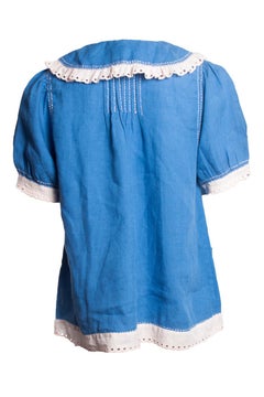 Paul & Joe, linen shirt with ruffles