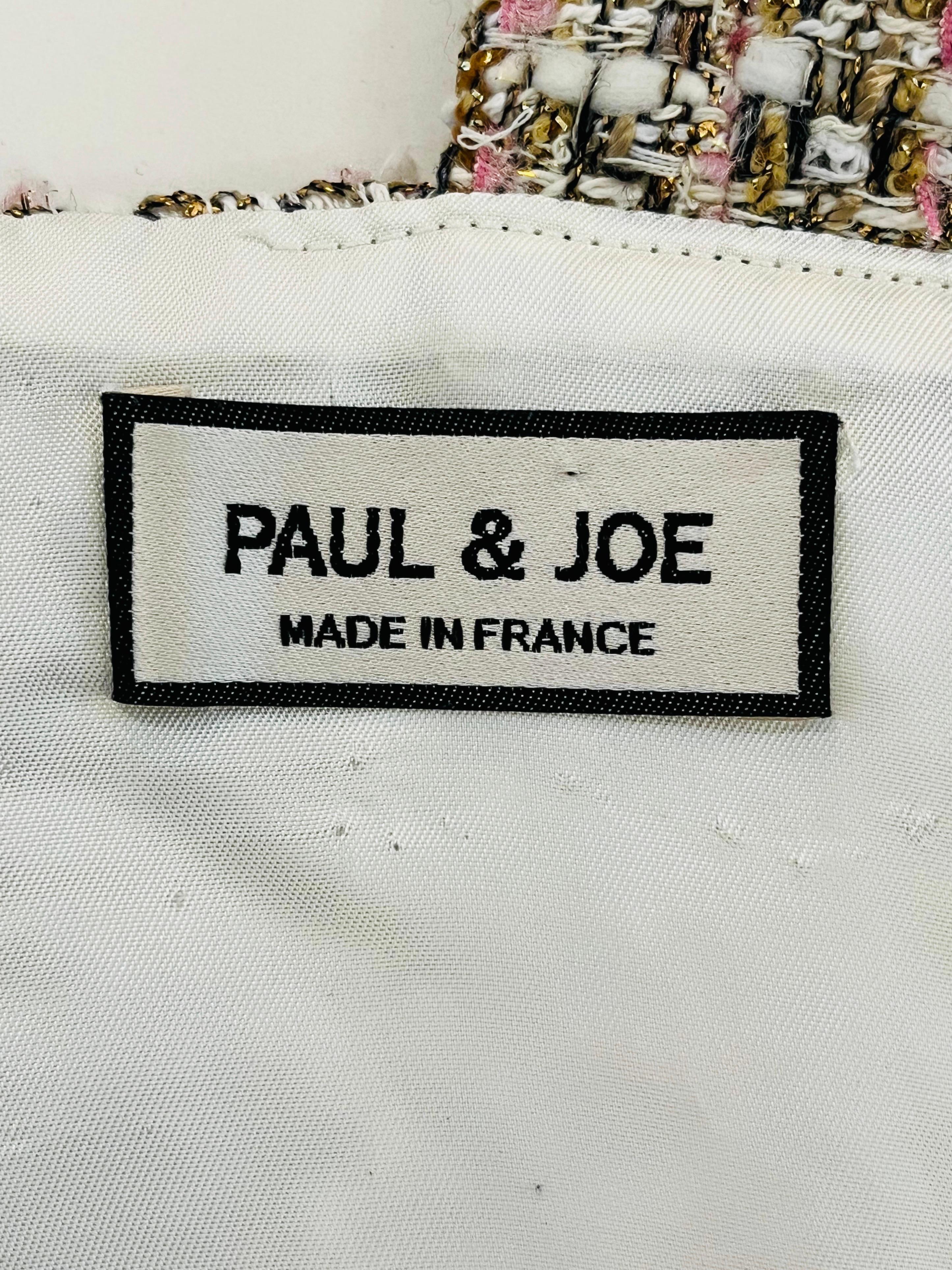 Paul & Joe Tweed Crop Top For Sale 2