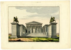 Reconstrucción de la ciudadela o acrópolis de Atenas