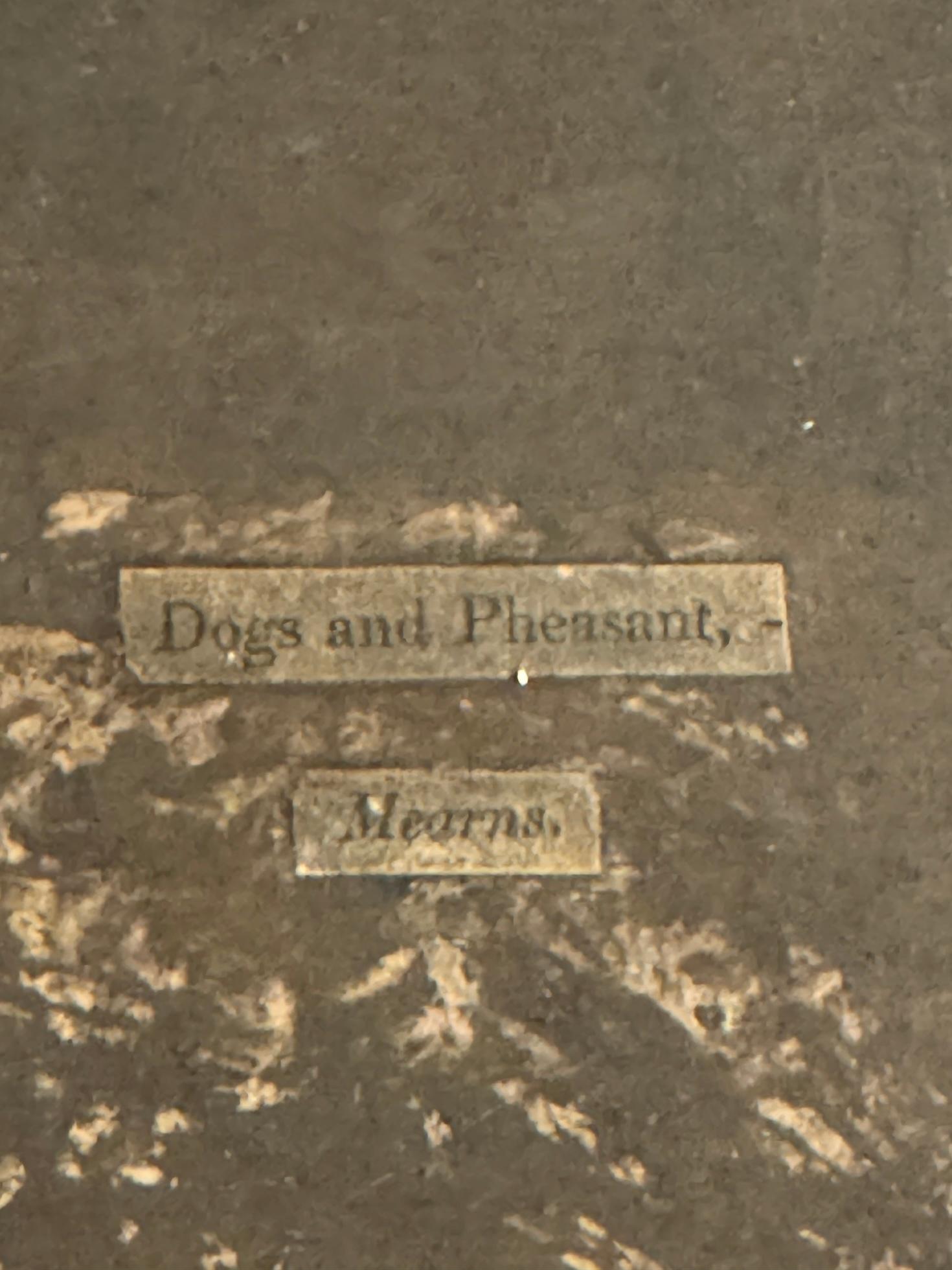 19th century English, Spaniels in a landscape chasing after a Pheasant 3