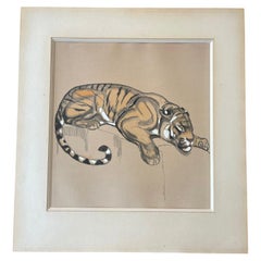 Paul Jouve (1878-1973) " Tigre " - hacia 1920