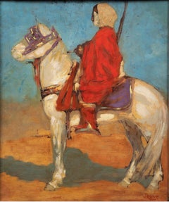 Peinture orientaliste Tuareg Rider in the Desert, 1908 Paul Jouve (1878-1973)