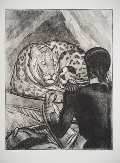Soldat Seeing the Panther - Original etching