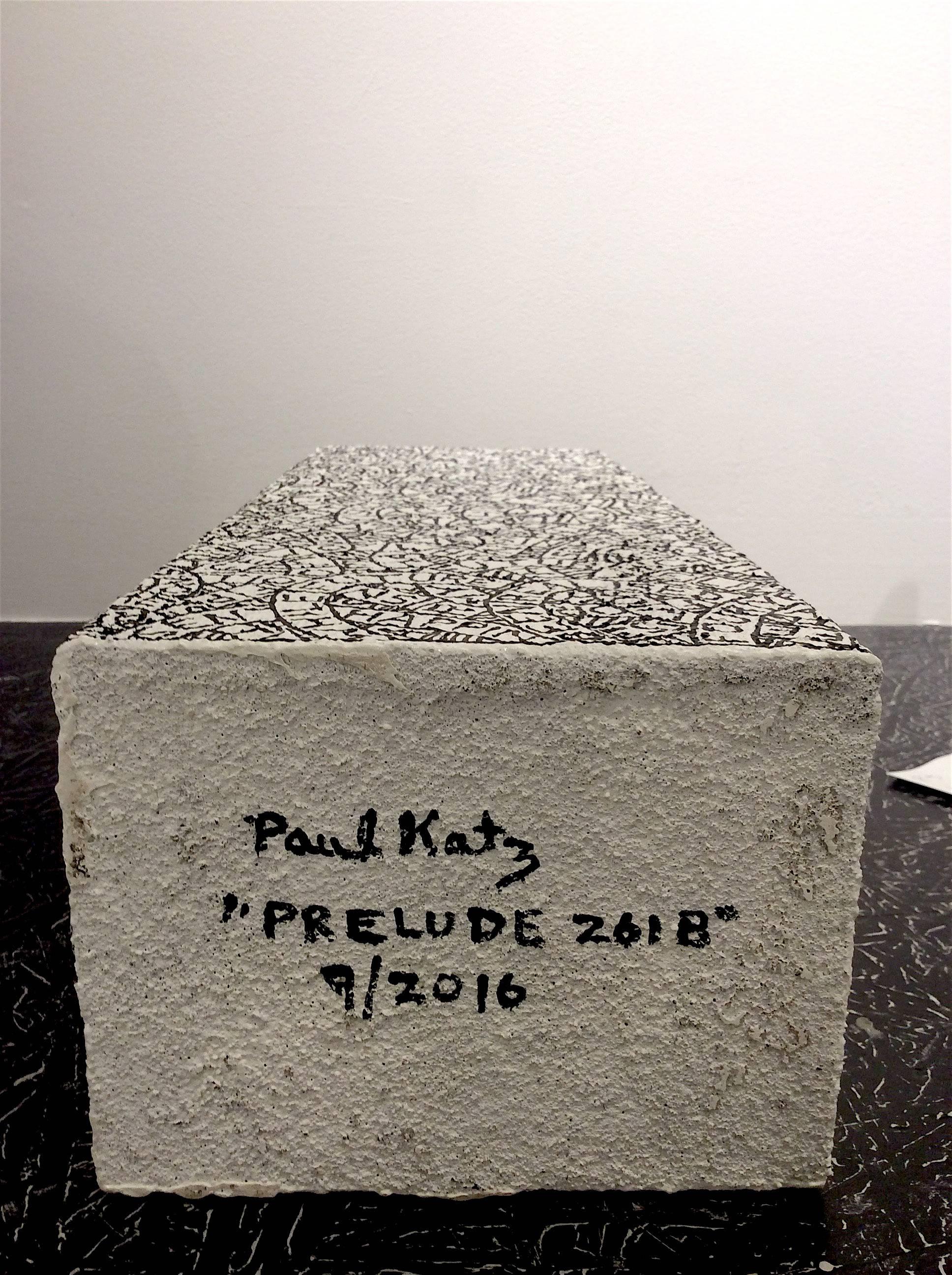 Prelude No. 261 (Black and White Plaster and Found Object Sculpture) 5