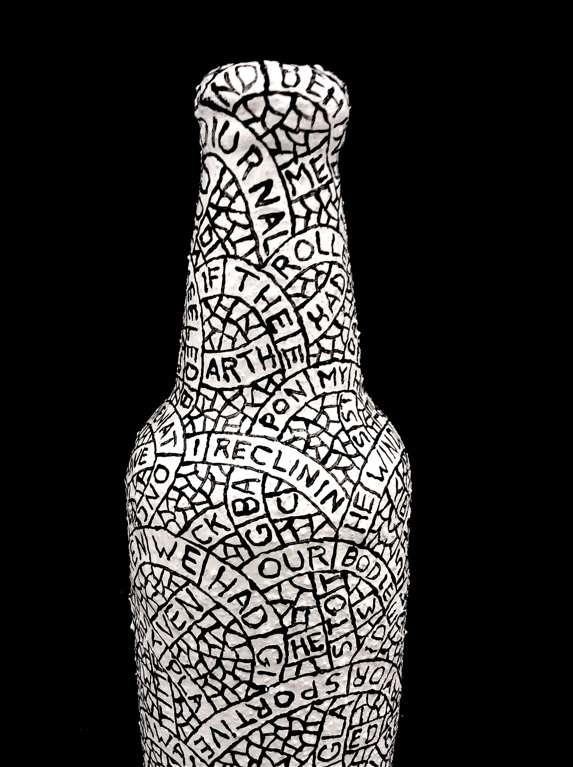 black plaster art