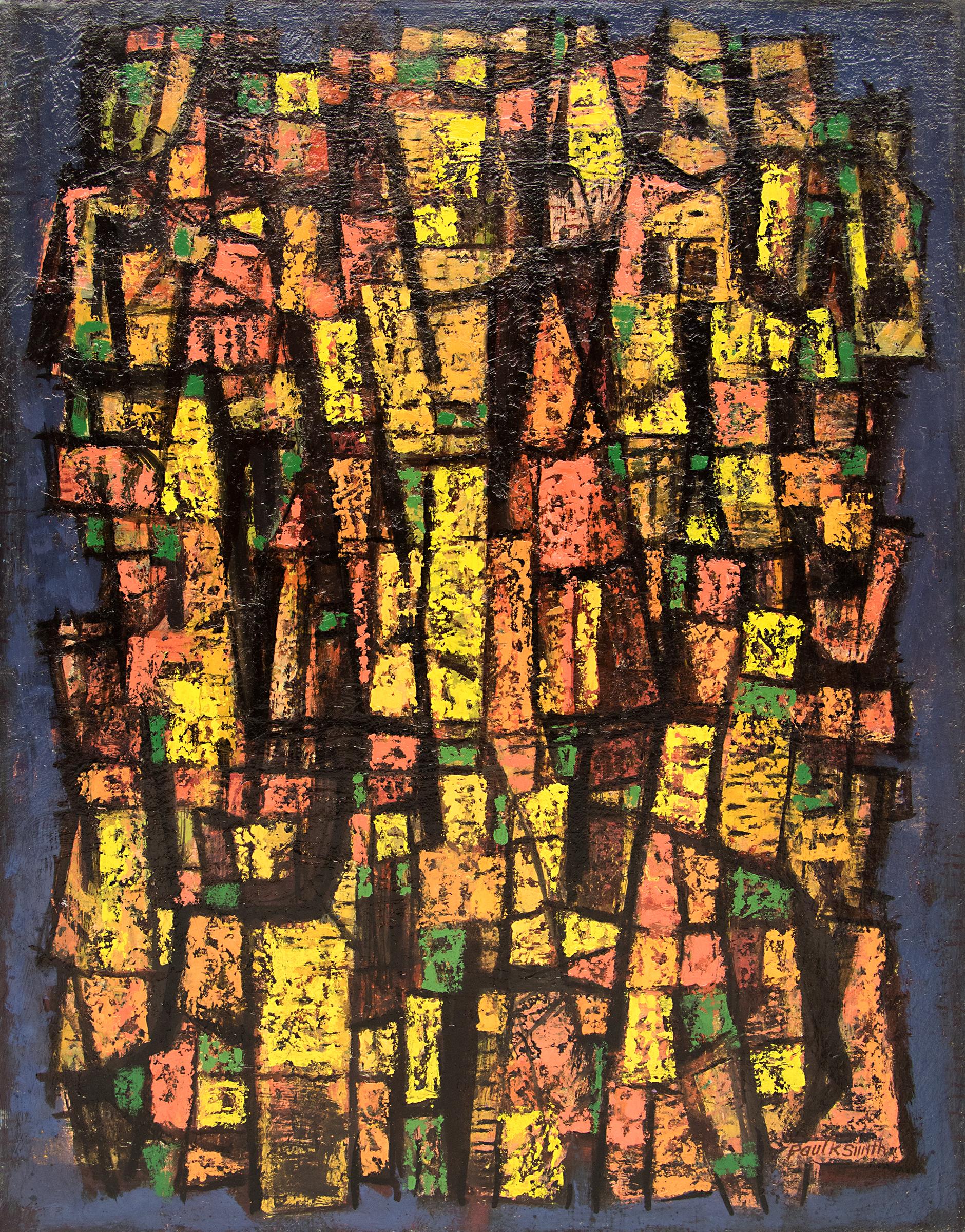 Untitled (Abstract Expressionist Composition) - Painting by Paul Kauvar Smith