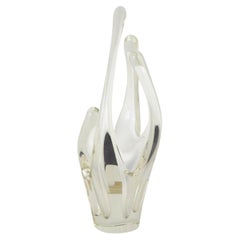 Paul Kedelv para Flygfors. "Coquille". Jarrón orgánico y escultórico de vidrio artístico, 1955 Paul Kedelv para Flygfors. "Coquille". Jarrón orgánico y escultórico de vidrio artístico, 1955