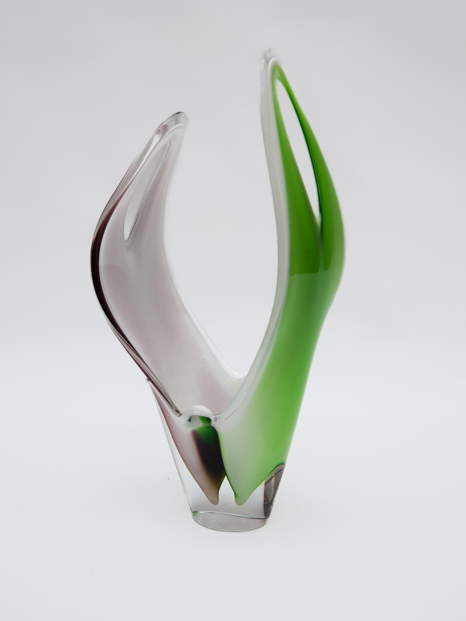 Blown Glass Paul Kedelv for Flygsfors