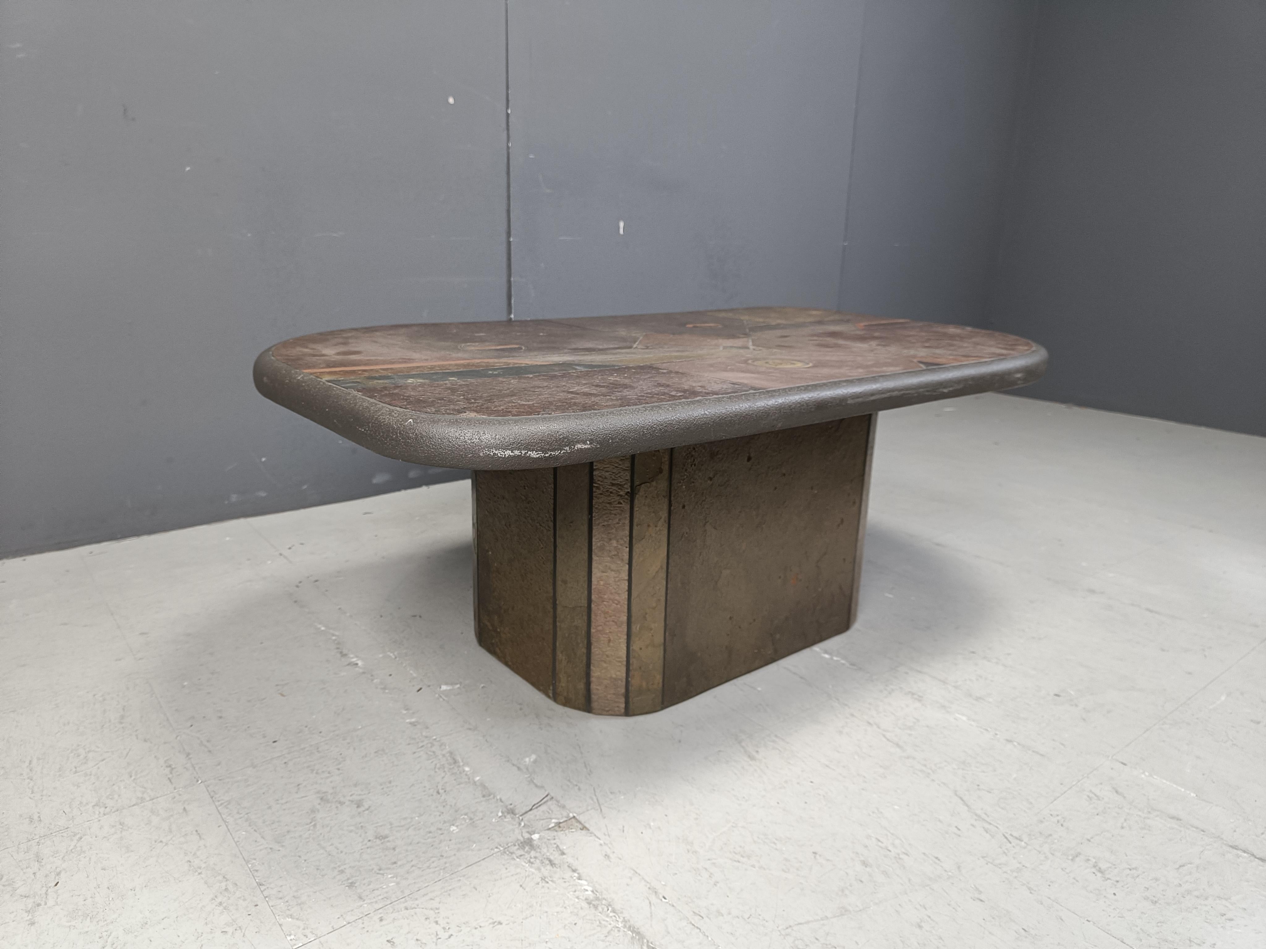 Paul Kingma Attributed coffee table, 1980s For Sale 4