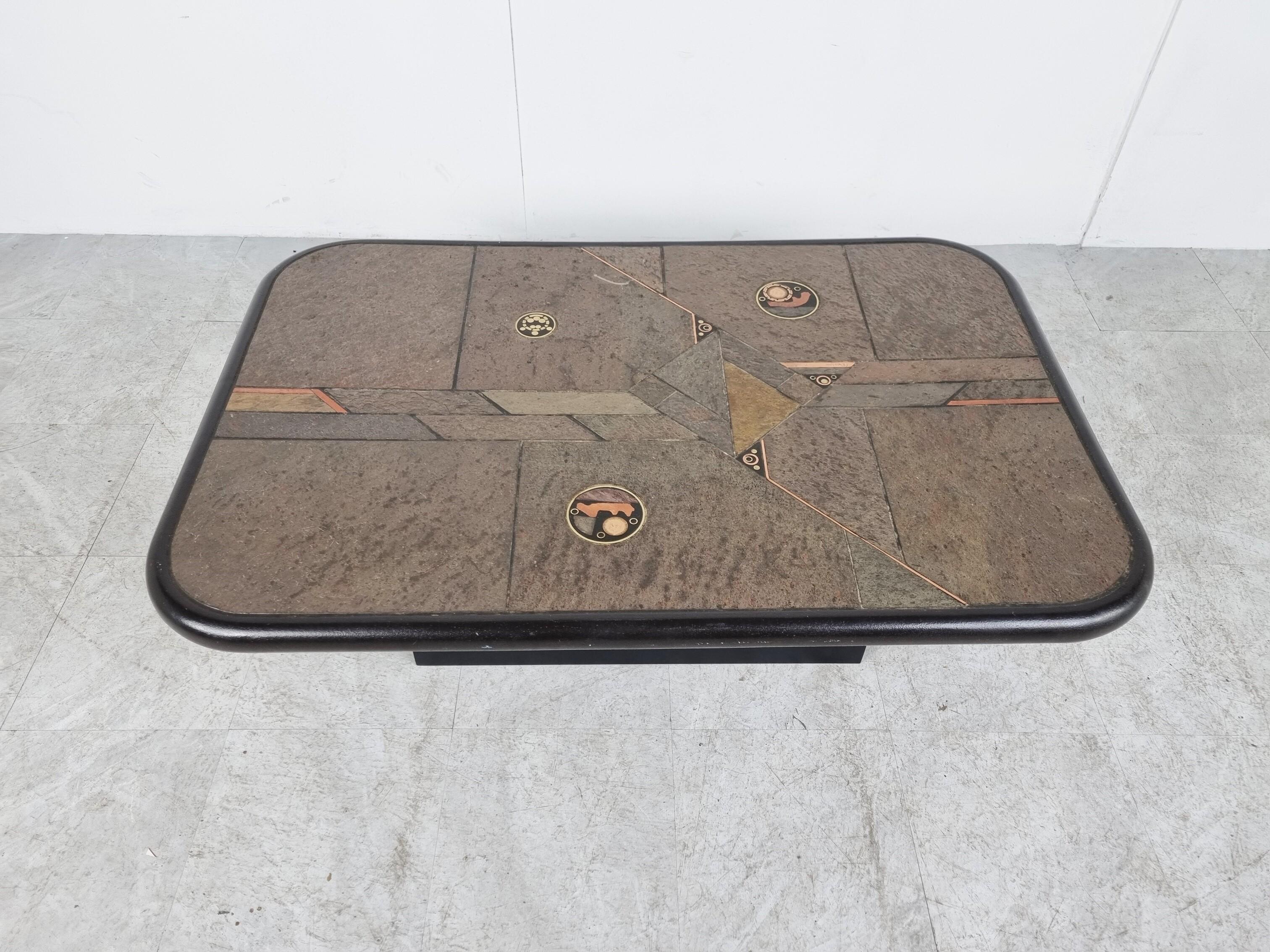 Paul Kingma Attributed Coffee Table, 1980s In Good Condition In HEVERLEE, BE