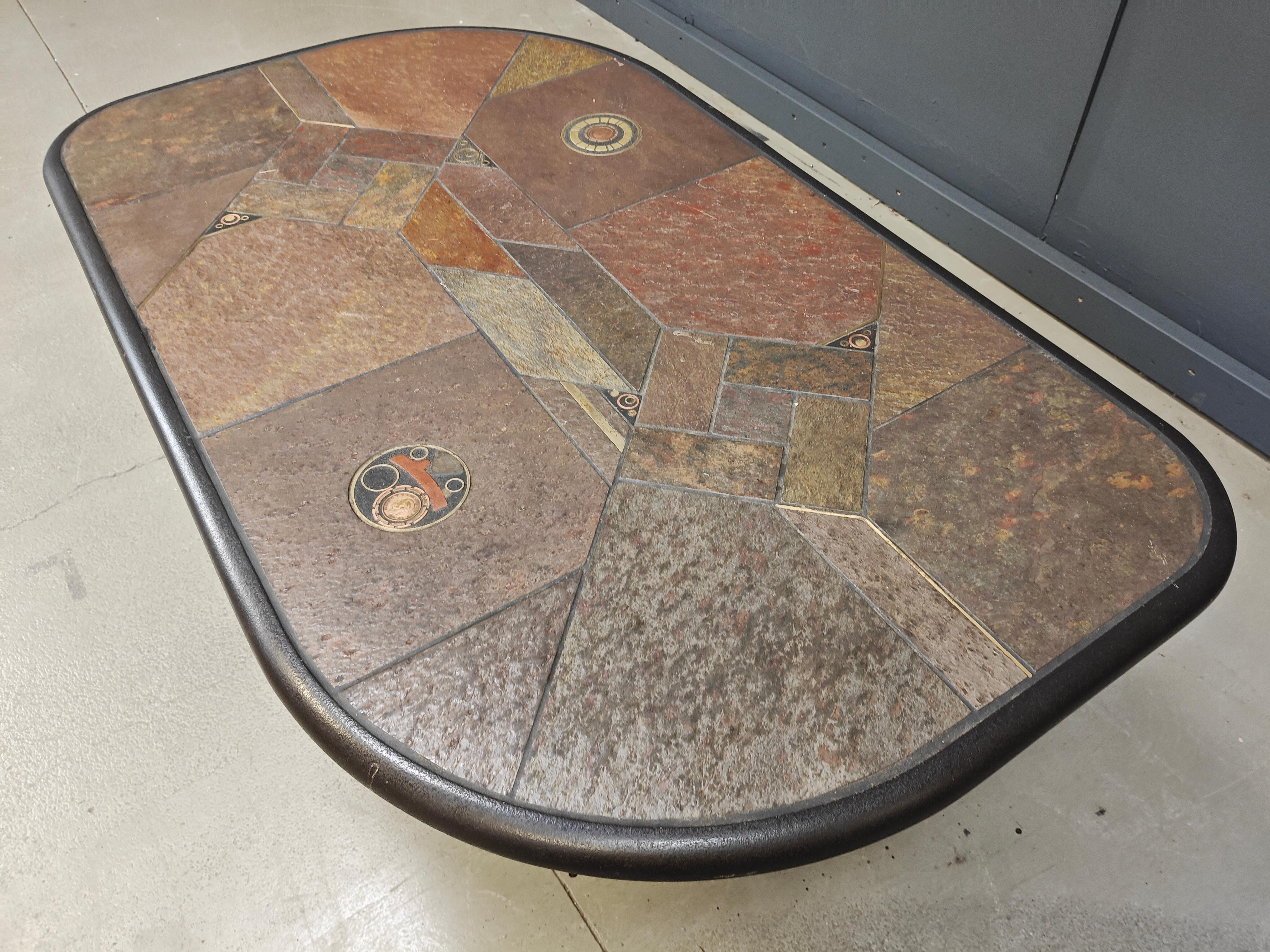 Mesa de centro atribuida a Paul Kingma, años 80 en Bueno estado para la venta en Leuven, Vlaams Gewest