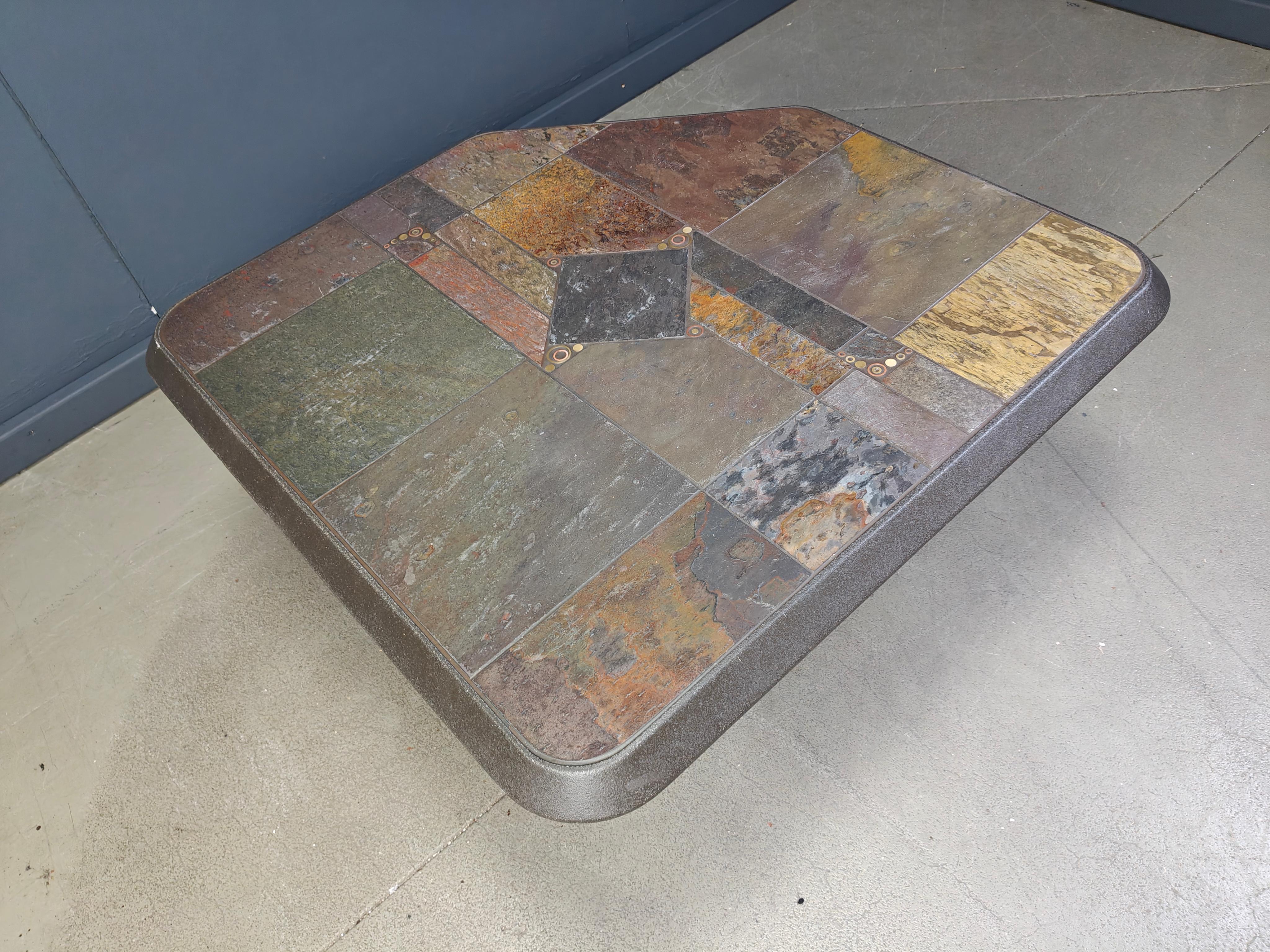 Late 20th Century Paul Kingma attributed coffee table, 1980s For Sale