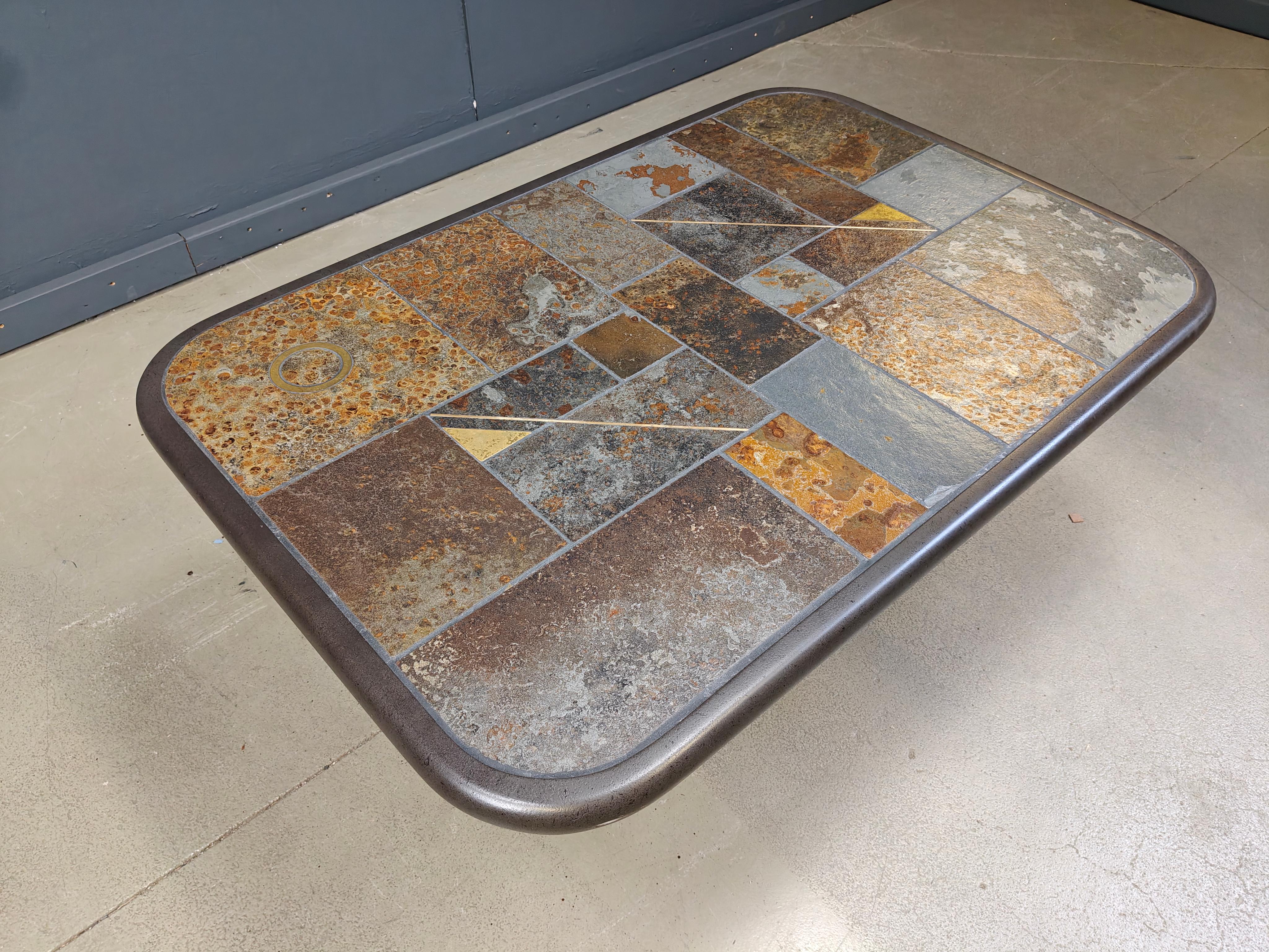 Late 20th Century Paul Kingma attributed coffee table, 1980s For Sale