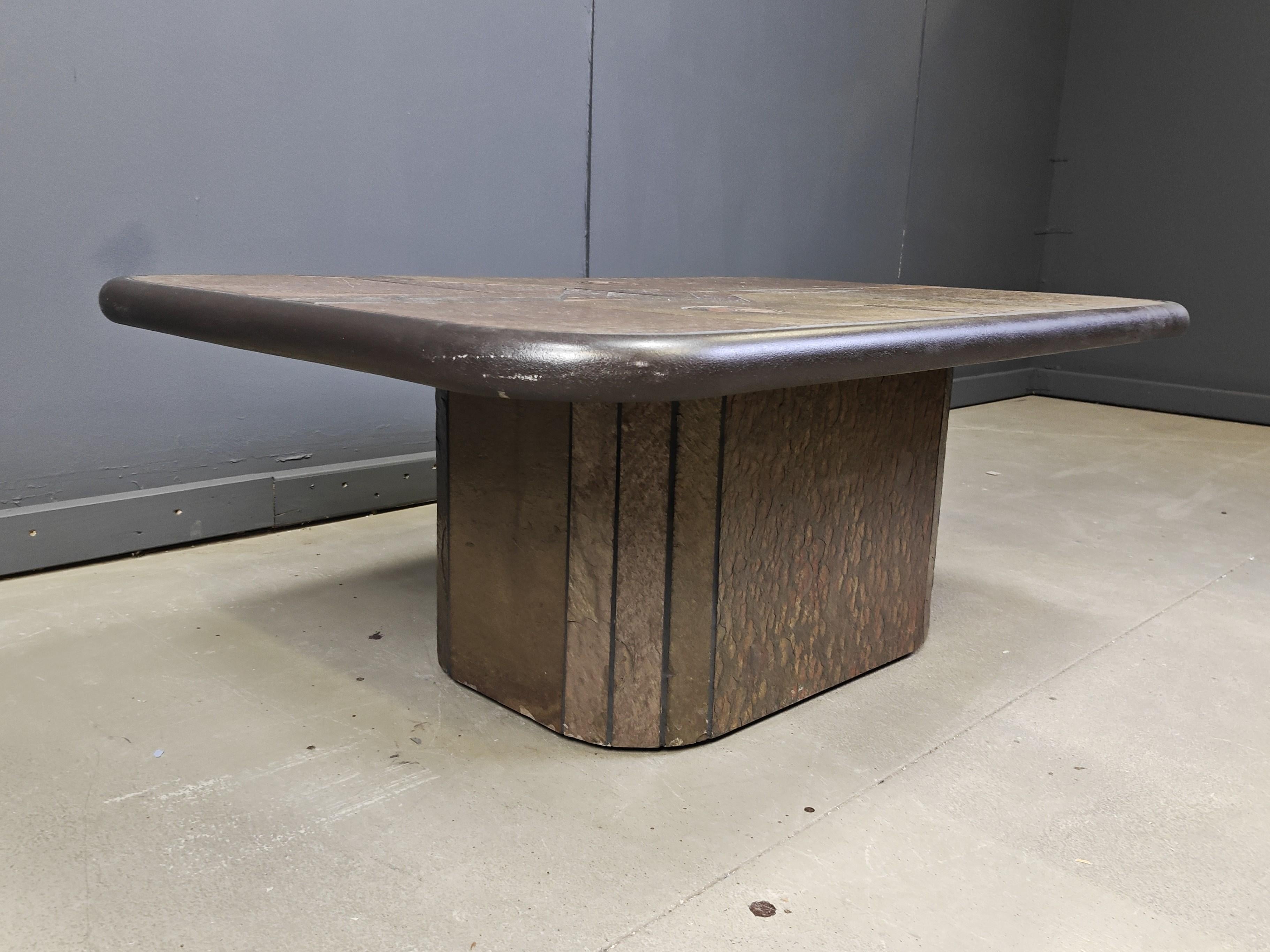 Mesa de centro atribuida a Paul Kingma, años 80 finales del siglo XX en venta