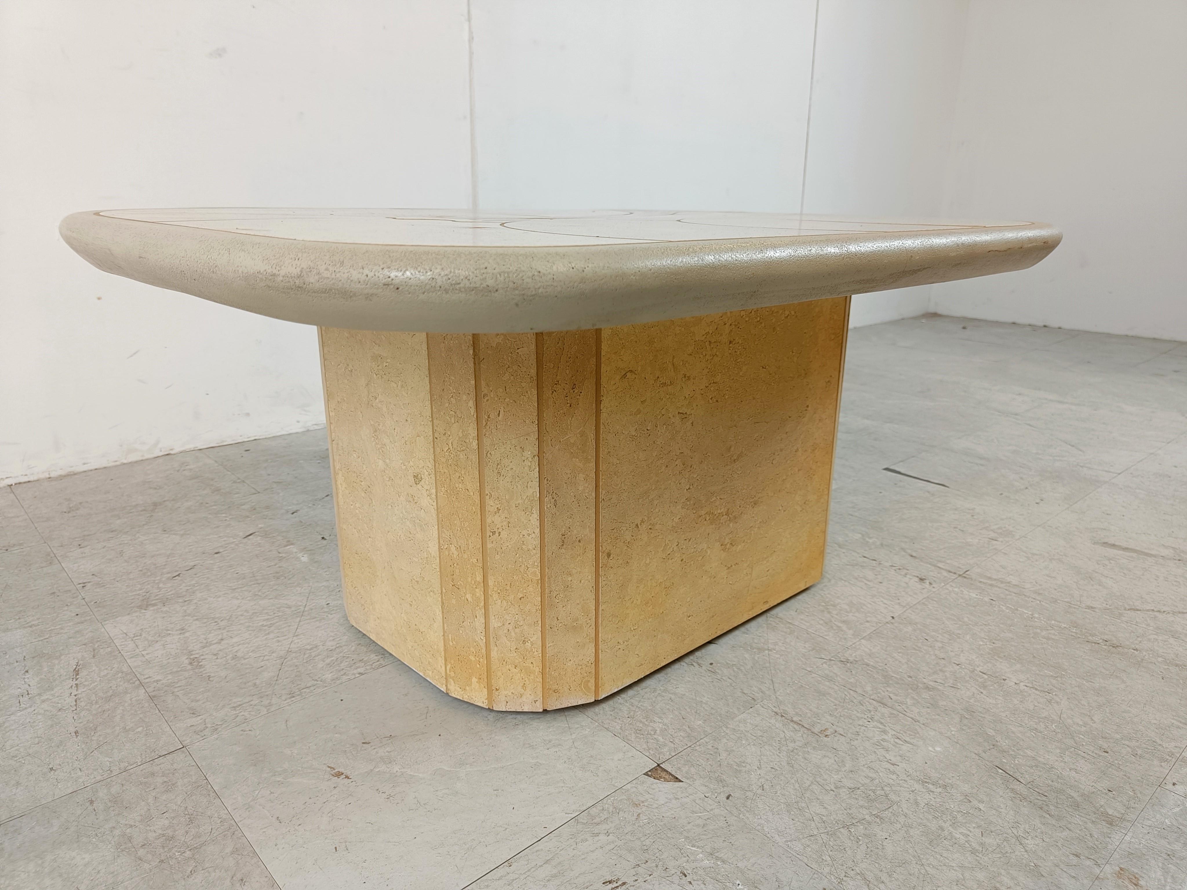 Paul Kingma attributed coffee table, 1980s For Sale 1
