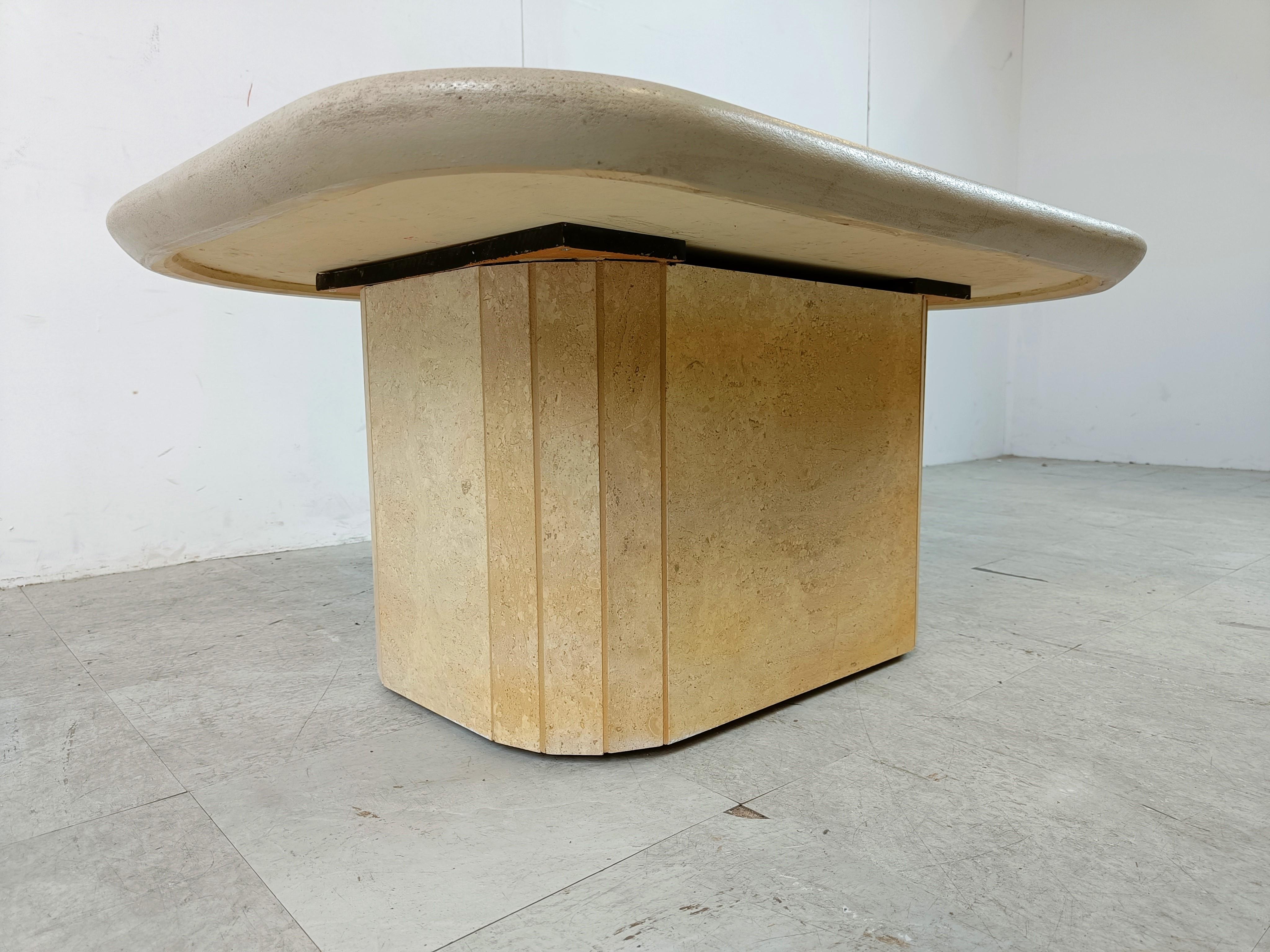 Paul Kingma attributed coffee table, 1980s 2