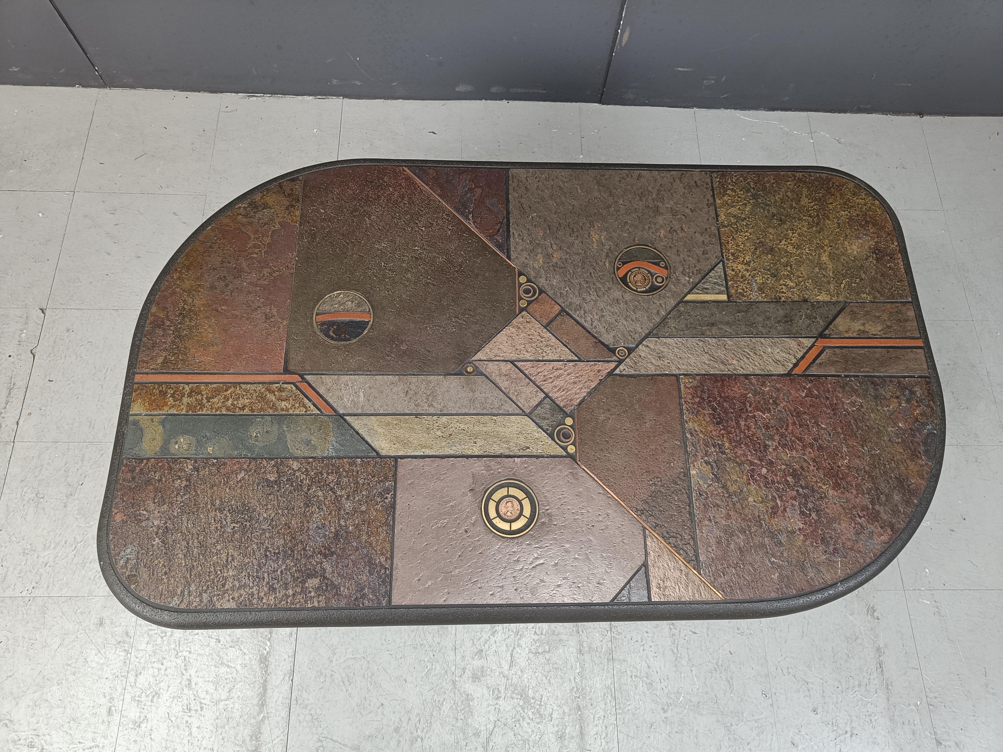 Paul Kingma Attributed coffee table, 1980s For Sale 2
