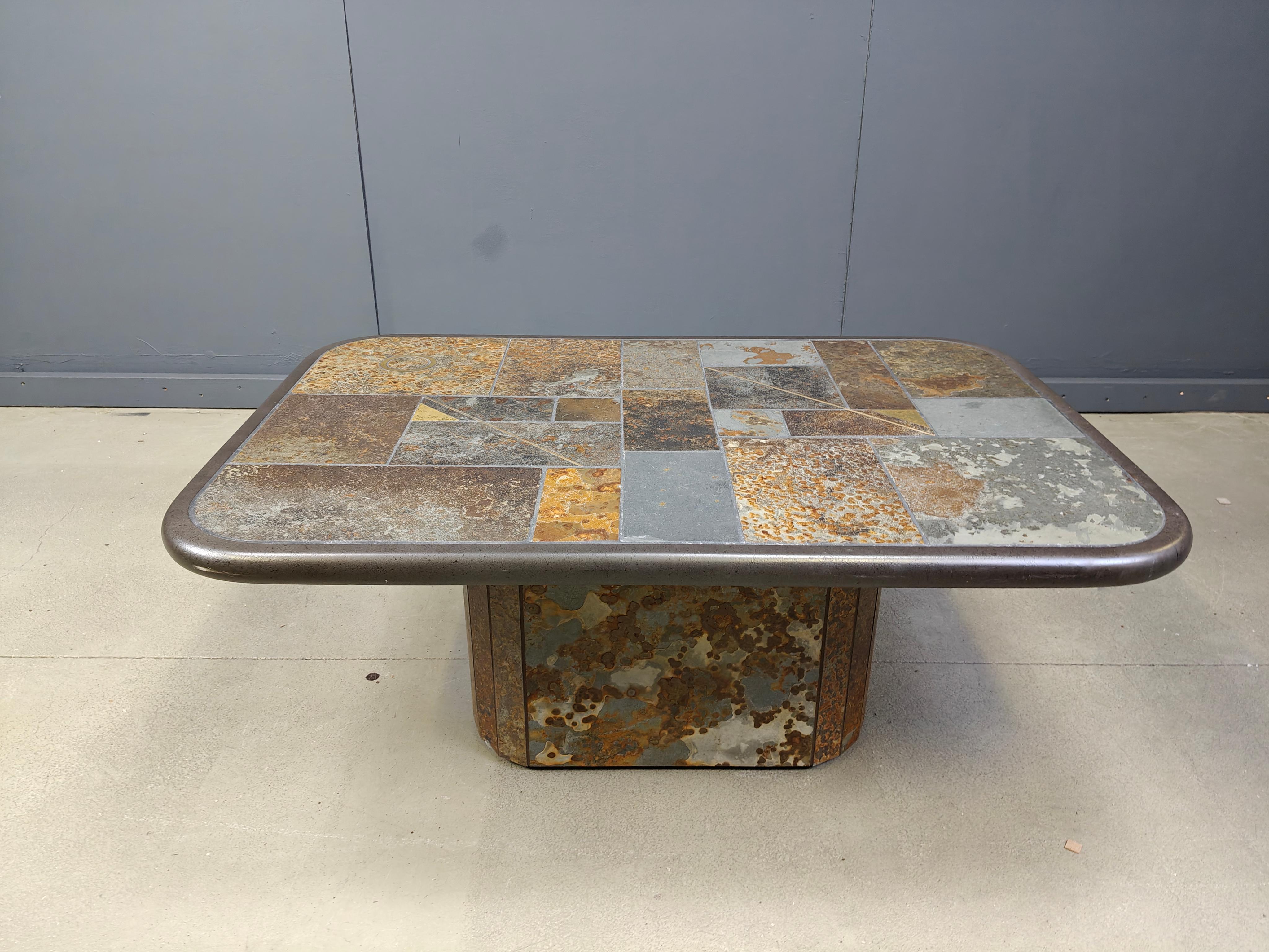 Paul Kingma attributed coffee table, 1980s For Sale 2