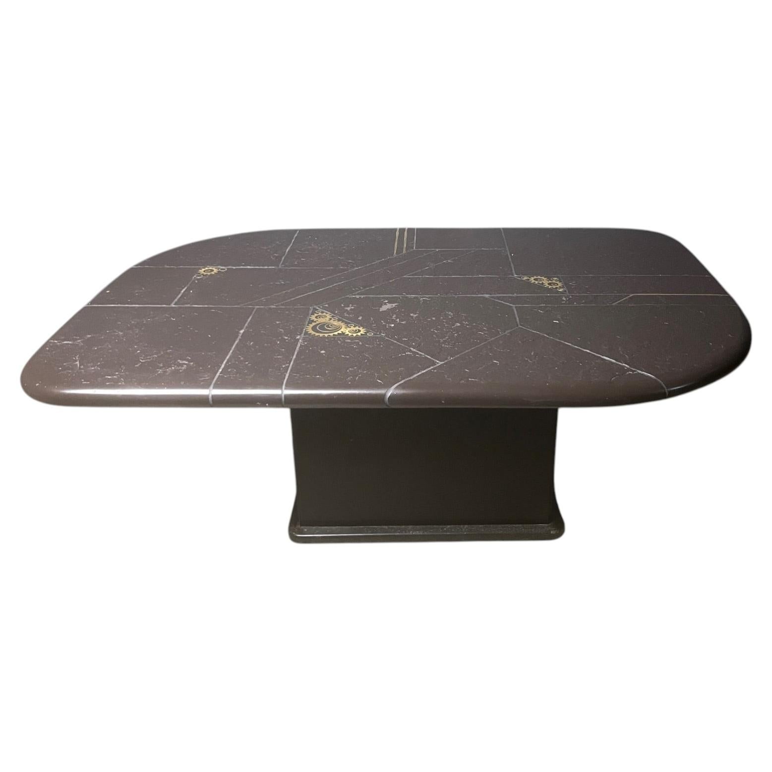 Paul Kingma attributed coffee table, 1980s