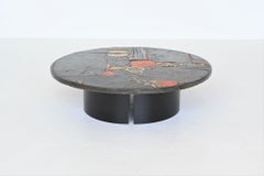 Paul Kingma Brutalist Large Coffee Table Artwork the Netherlands, 1979