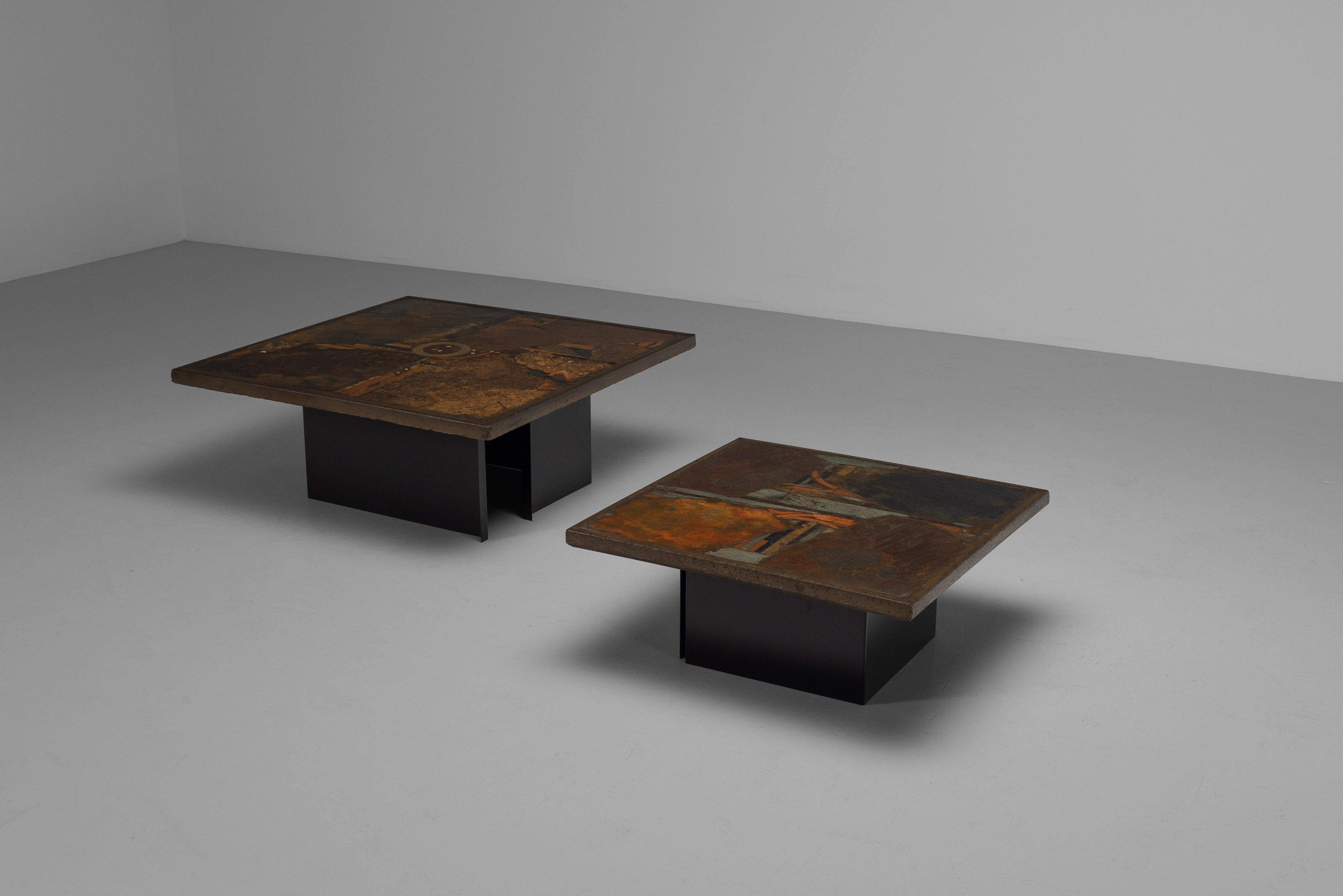 Paul Kingma coffee table square The Netherlands 1980 small 6