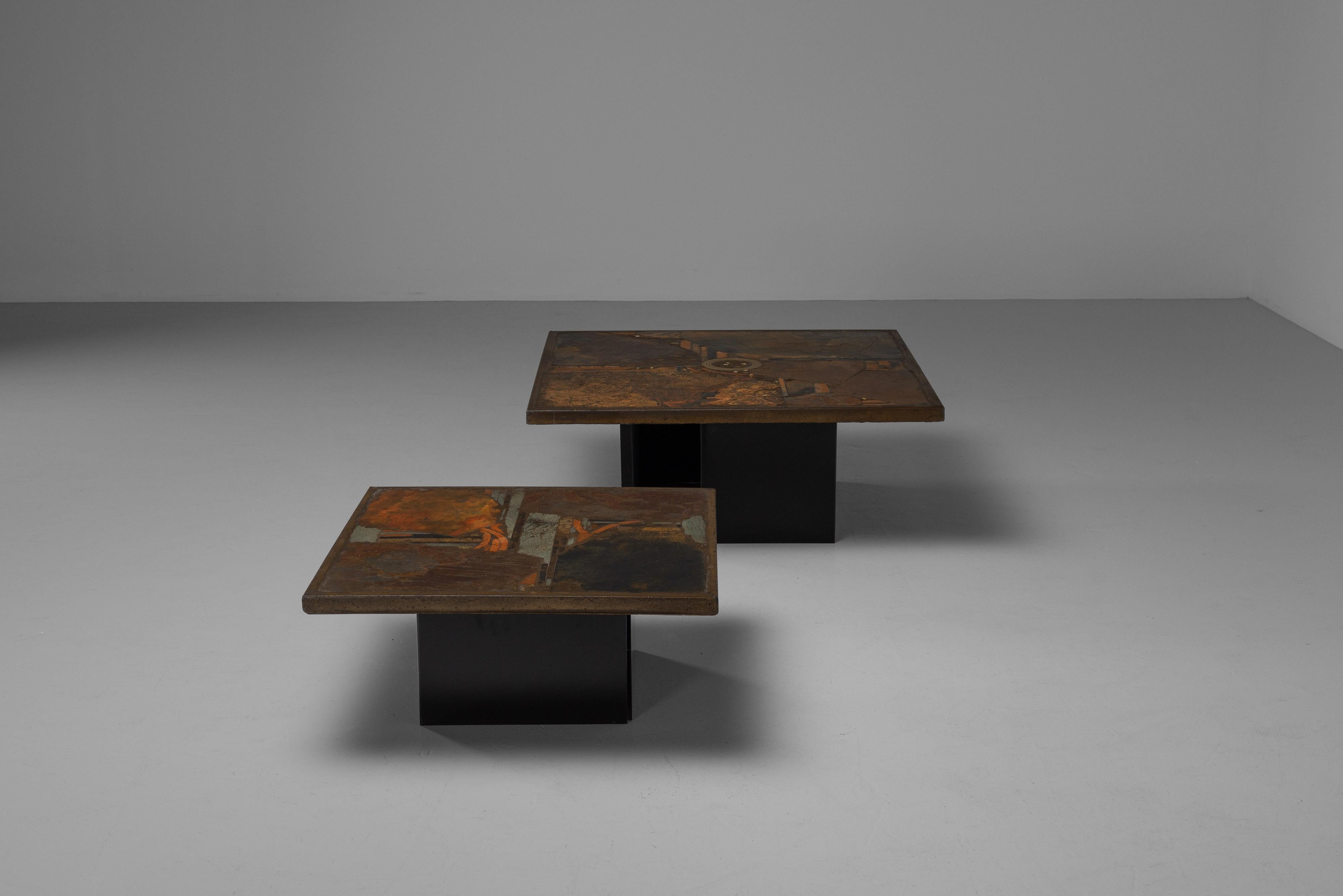 Paul Kingma coffee table square The Netherlands 1980 small 7