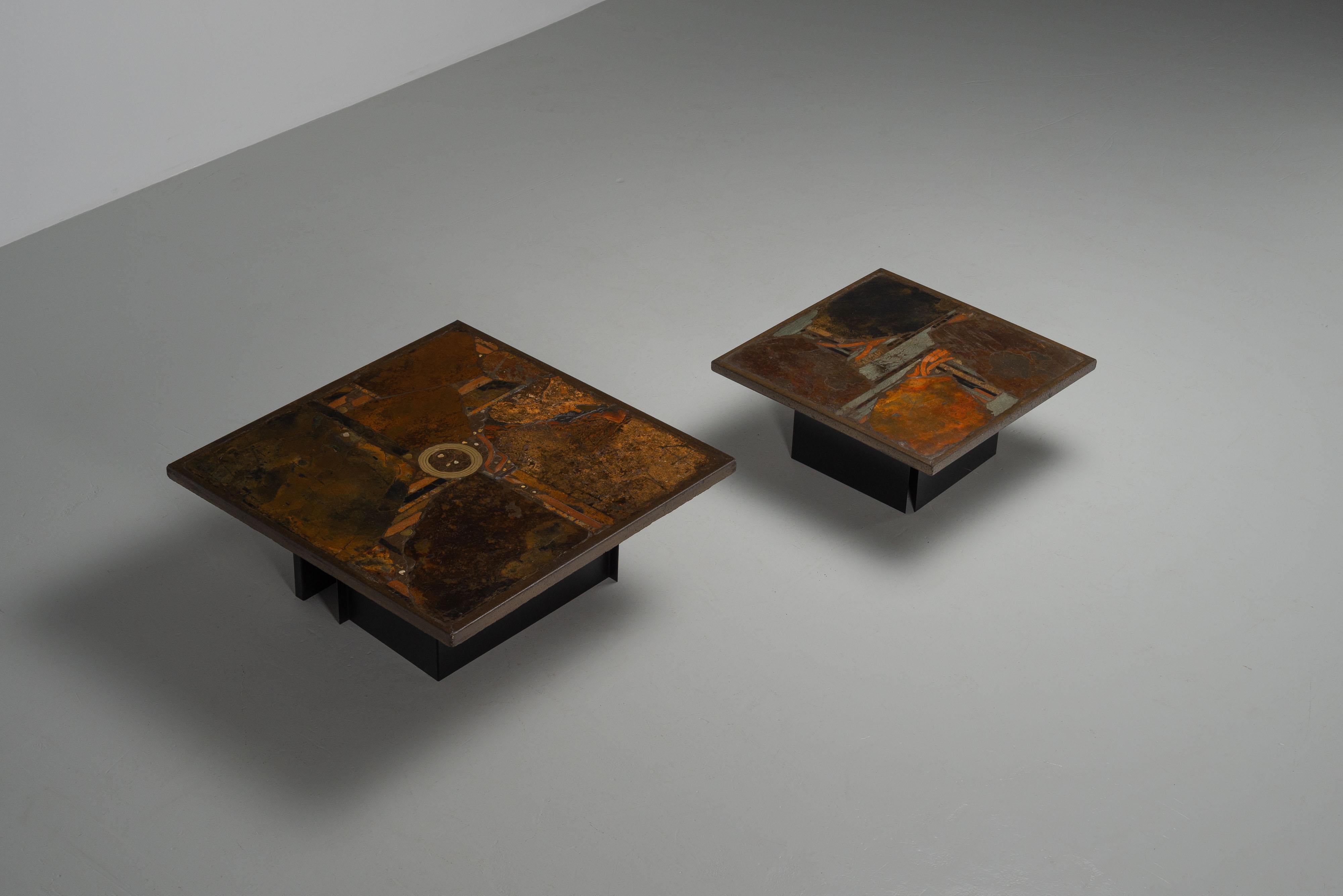 Paul Kingma coffee table square The Netherlands 1980 small 9