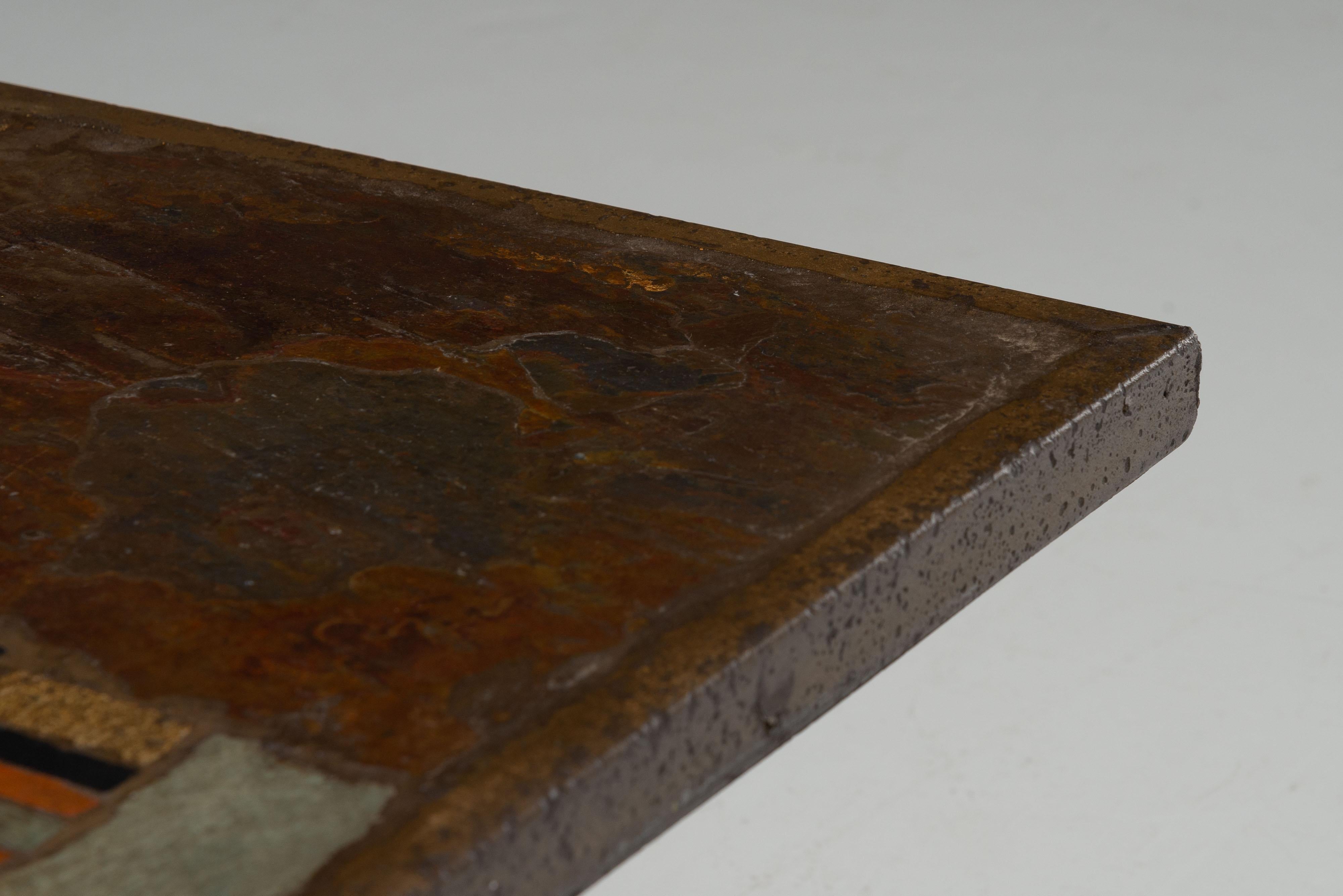 Dutch Paul Kingma coffee table square The Netherlands 1980 small