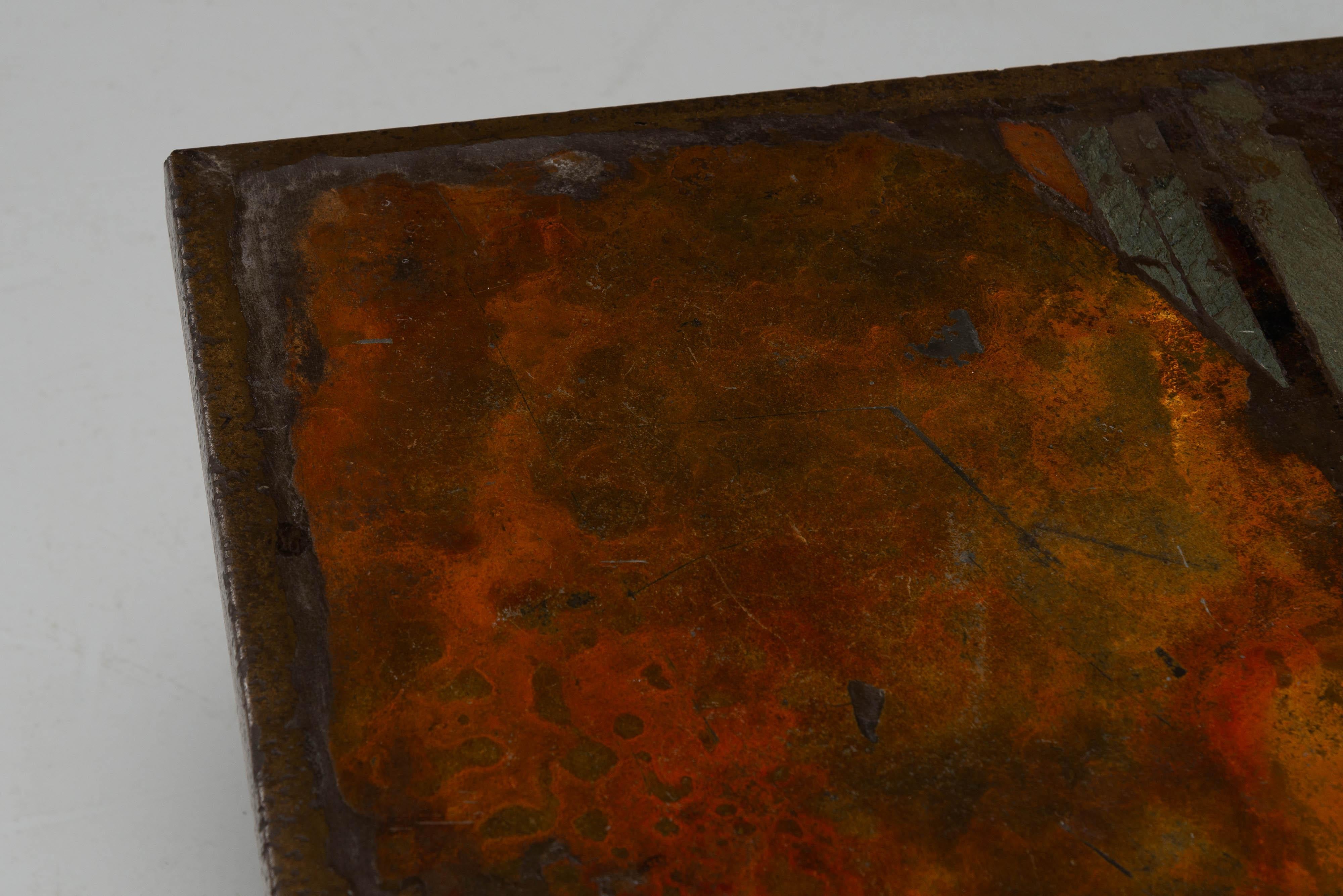 Paul Kingma coffee table square The Netherlands 1980 small 1