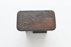 Paul Kingma Dark Rectangular Coffee Table, the Netherlands, 1989