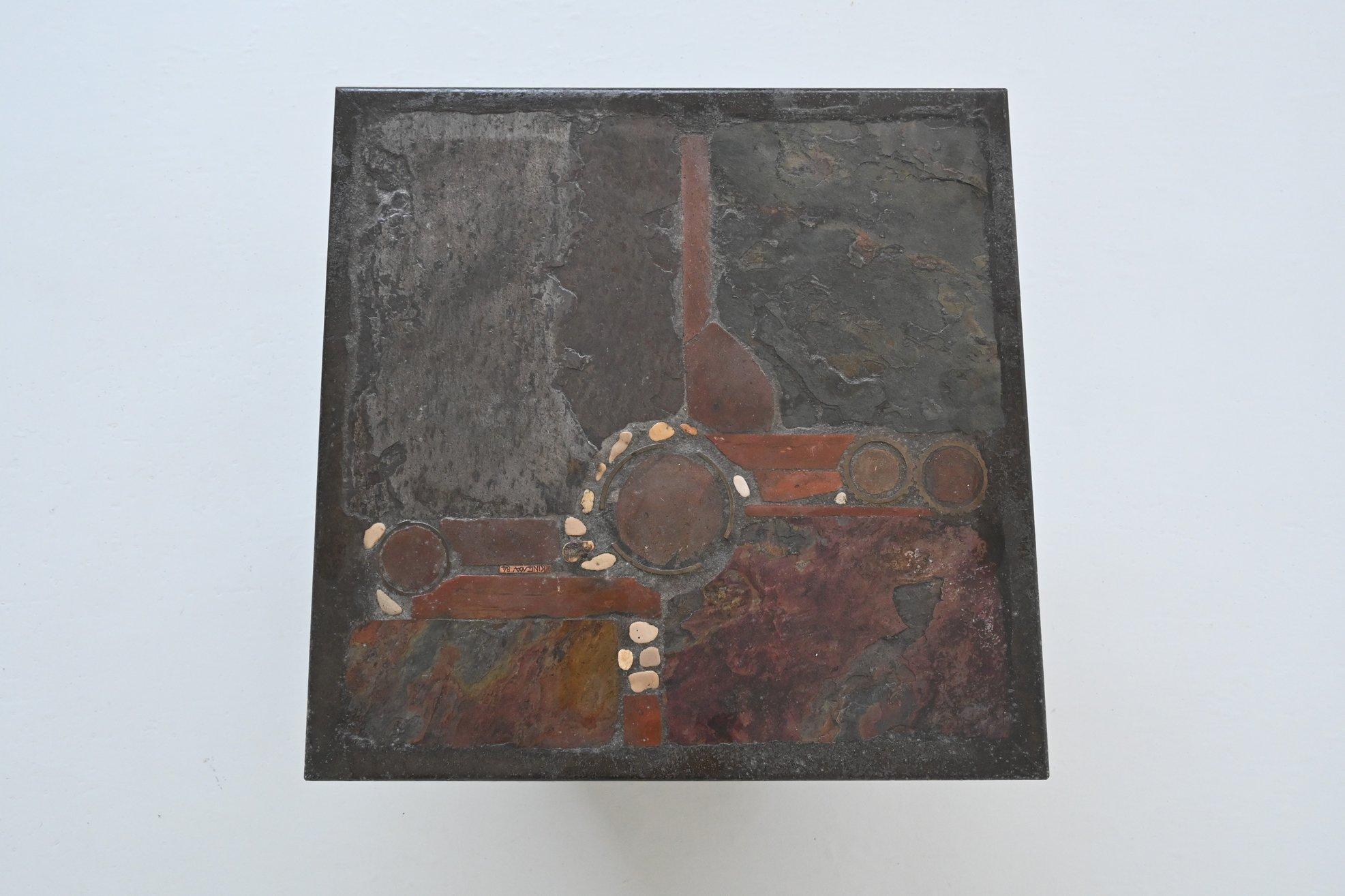 Paul Kingma tavolino rettangolare opera d'arte Paesi Bassi 1984 8