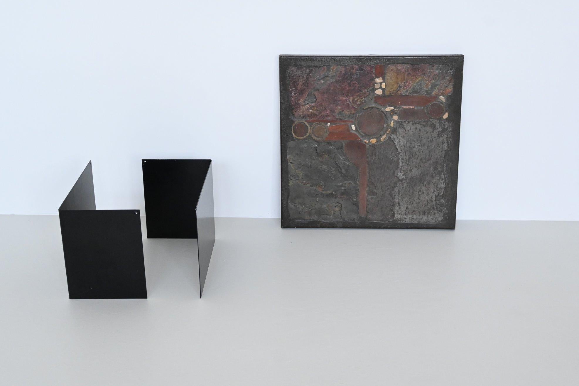 Paul Kingma tavolino rettangolare opera d'arte Paesi Bassi 1984 9