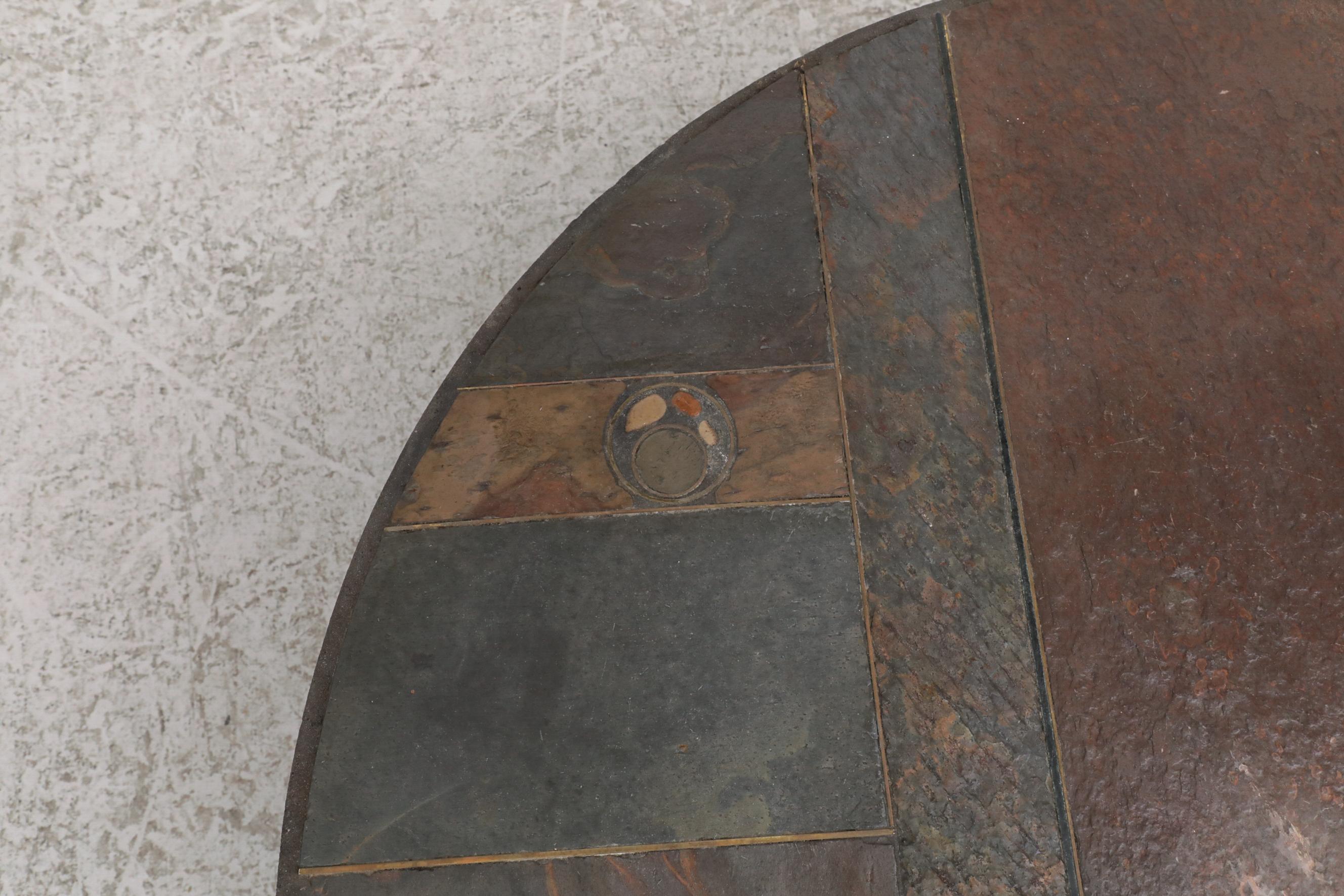 Paul Kingma Round Stone Coffee Table 3