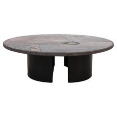 Paul Kingma Round Stone Coffee Table