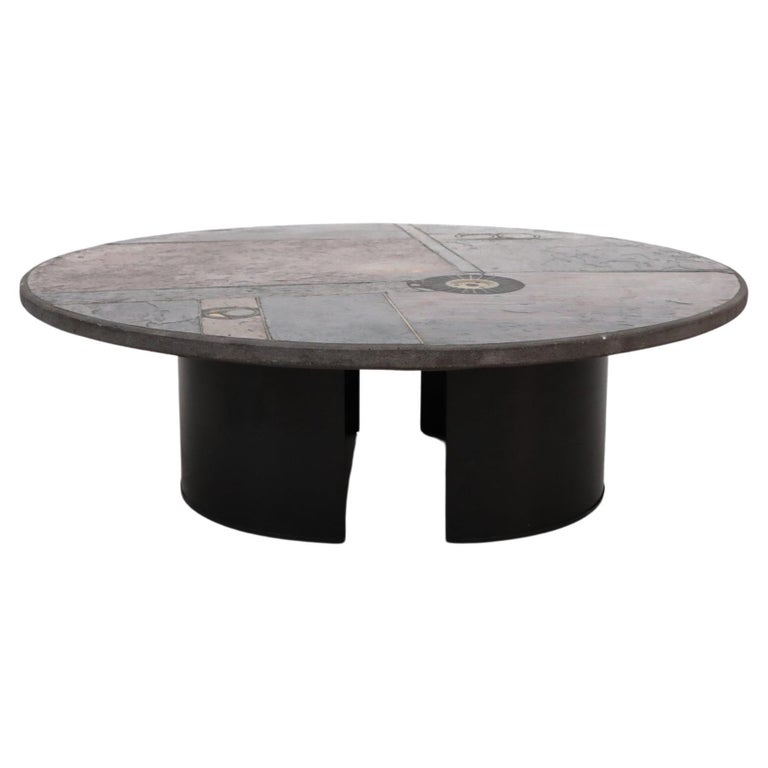 Paul Kingma Round Stone Coffee Table