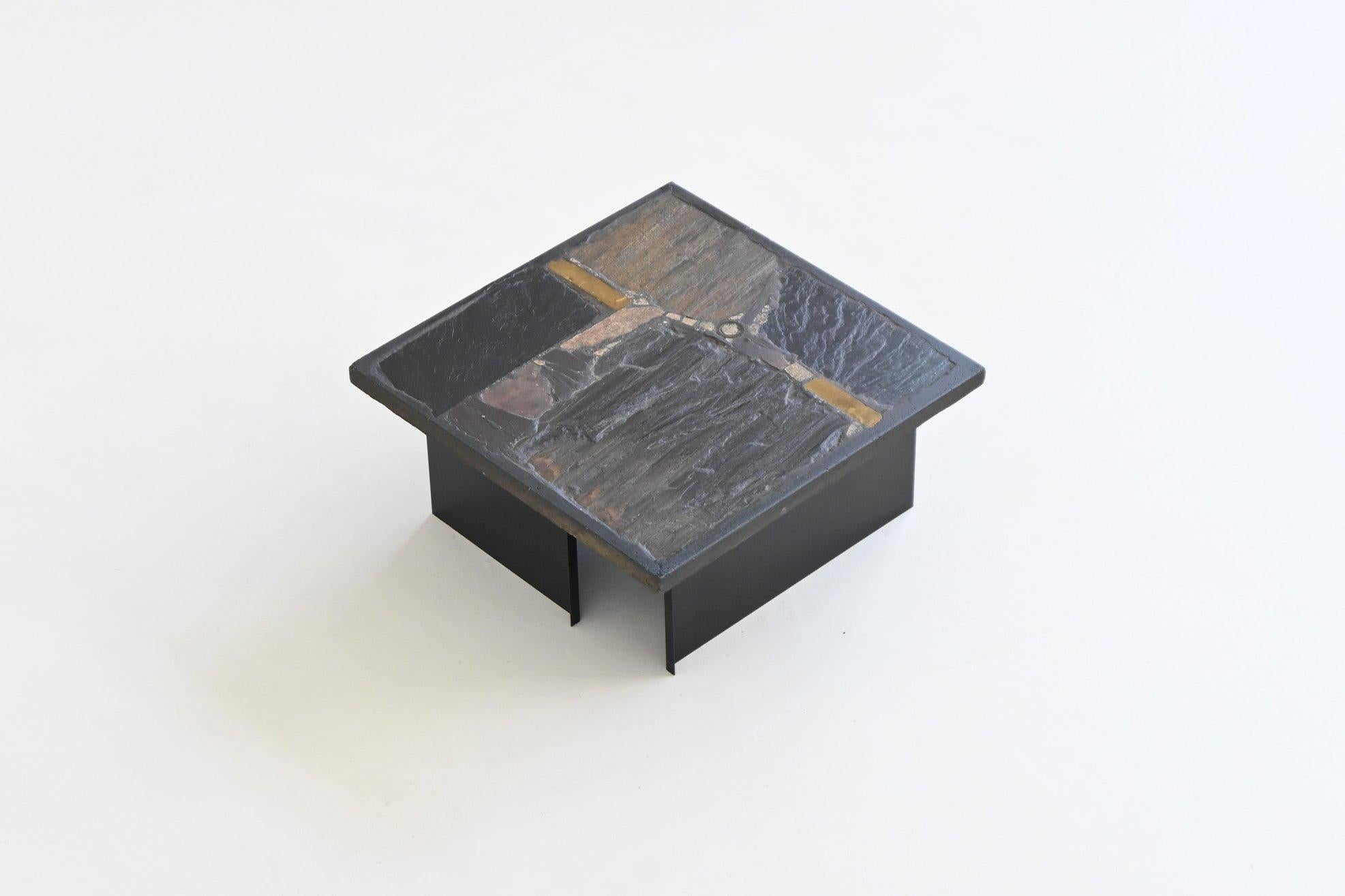 Table basse carrée Paul Kingma, Pays-Bas 1960 en vente 10