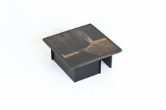 Paul Kingma square coffee table piece of art The Netherlands 1960