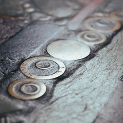 Paul Kingma stone brass gemstone coffeetable, 1979