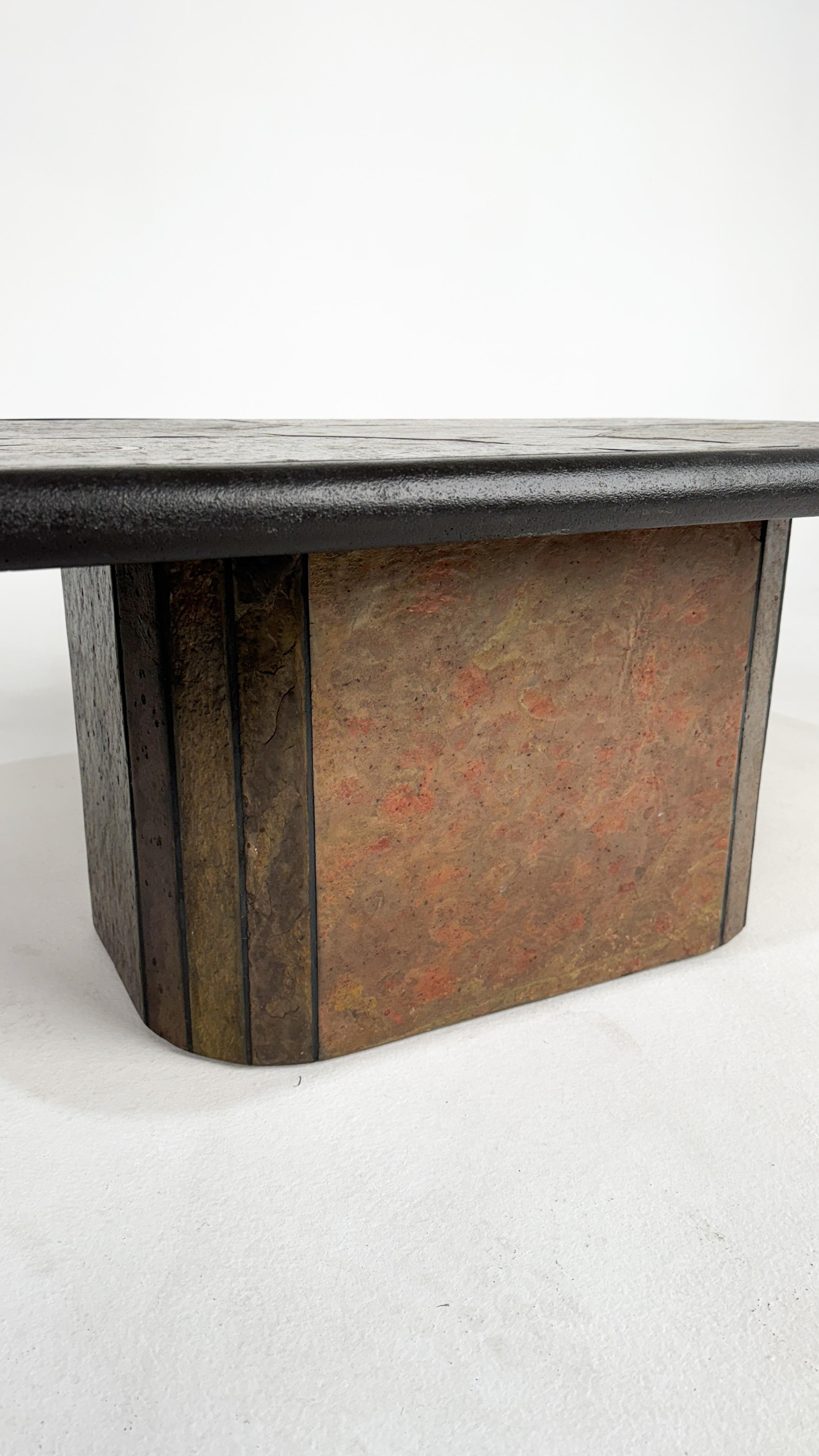 Table basse brutaliste Paul Kingma Bon état - En vente à Београд, RS