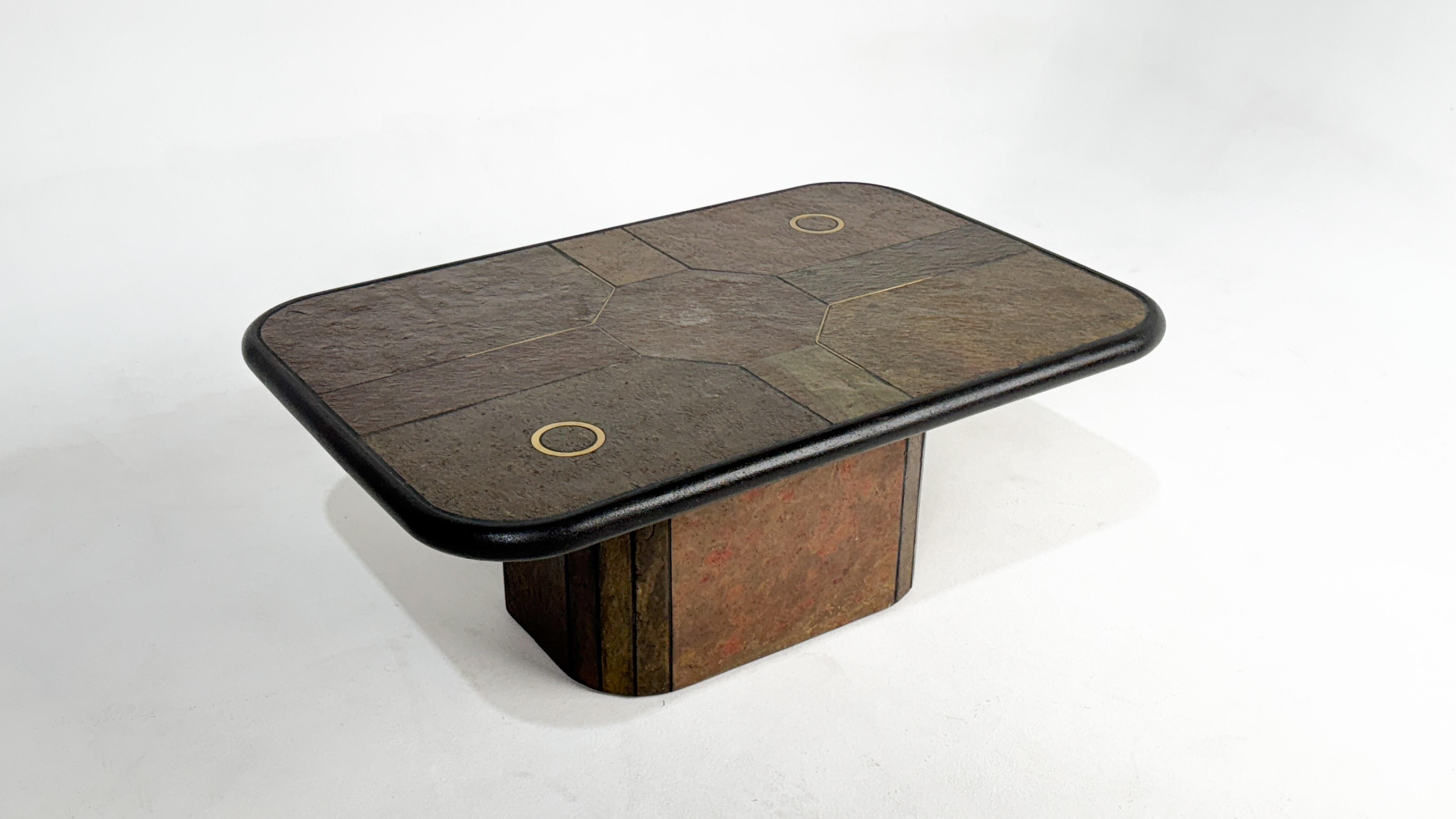 20ième siècle Table basse brutaliste Paul Kingma en vente