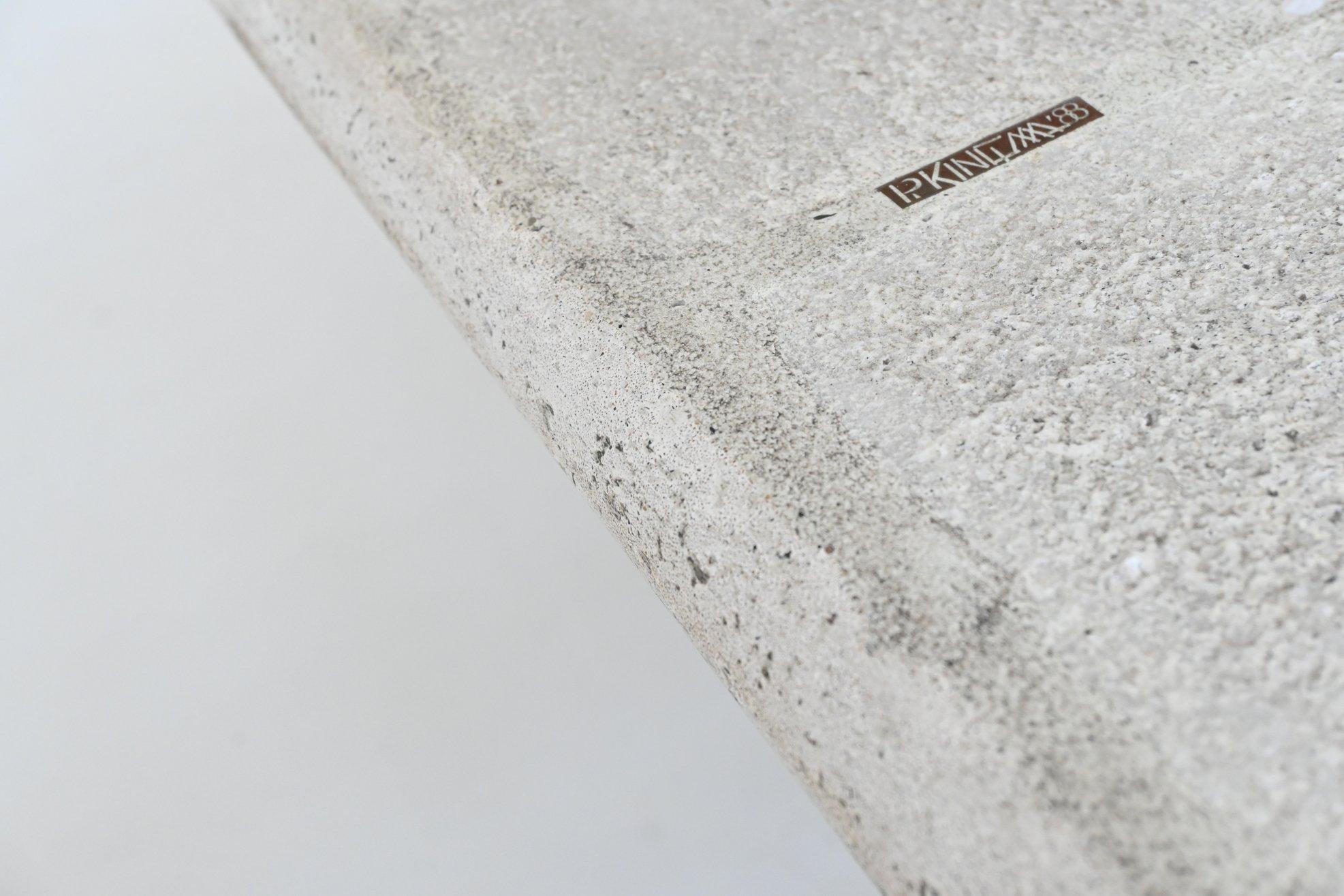 Paul Kingma white square coffee table The Netherlands 1988 6