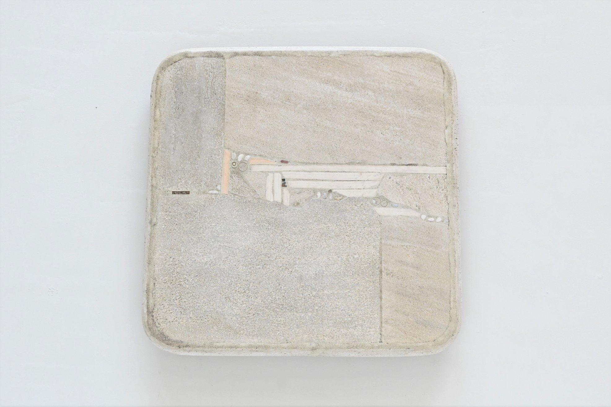 Paul Kingma white square coffee table The Netherlands 1988 12