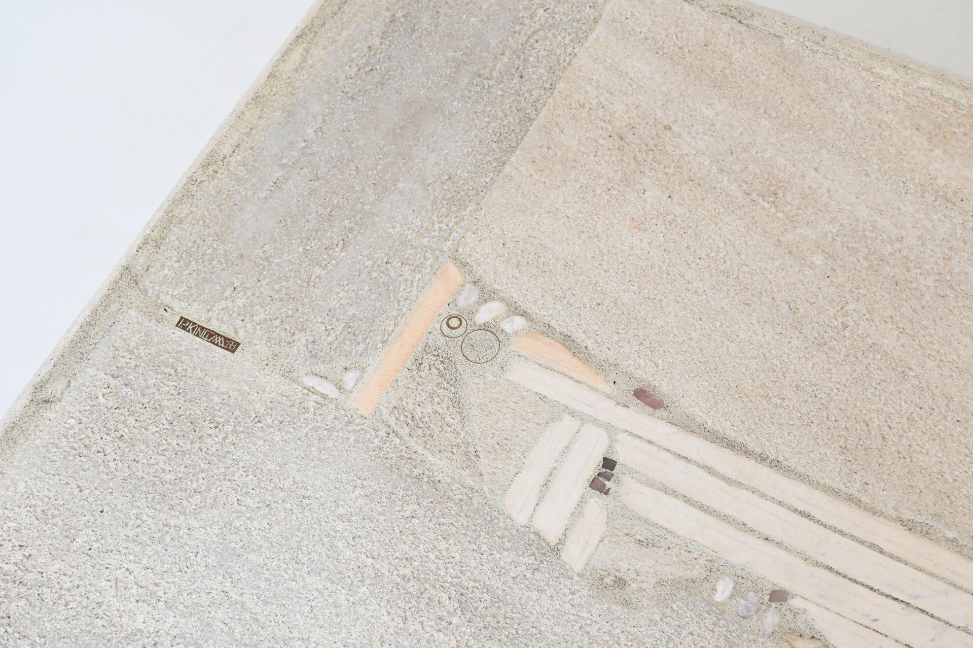 Paul Kingma white square coffee table The Netherlands 1988 2